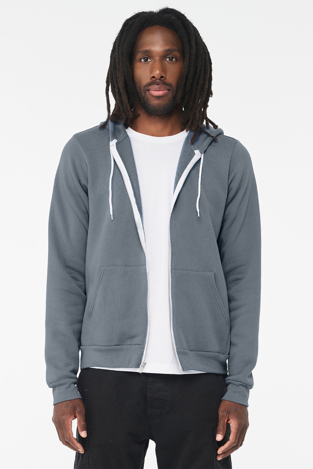 BELLA+CANVAS ® Unisex Sponge Fleece Full-Zip Hoodie. BC3739