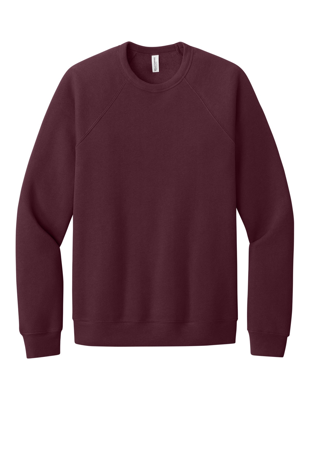 BELLA+CANVAS ® Unisex Sponge Fleece Raglan Sweatshirt. BC3901
