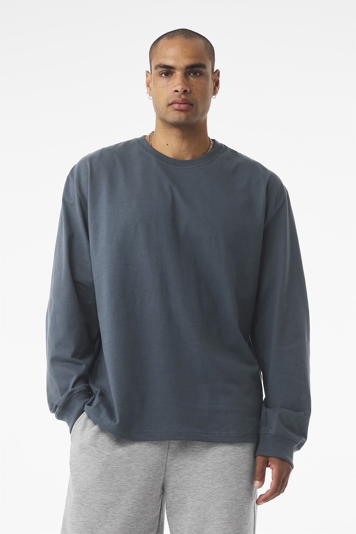 BELLA+CANVAS® Unisex 7.5-Ounce Heavyweight Long Sleeve Tee BC4651