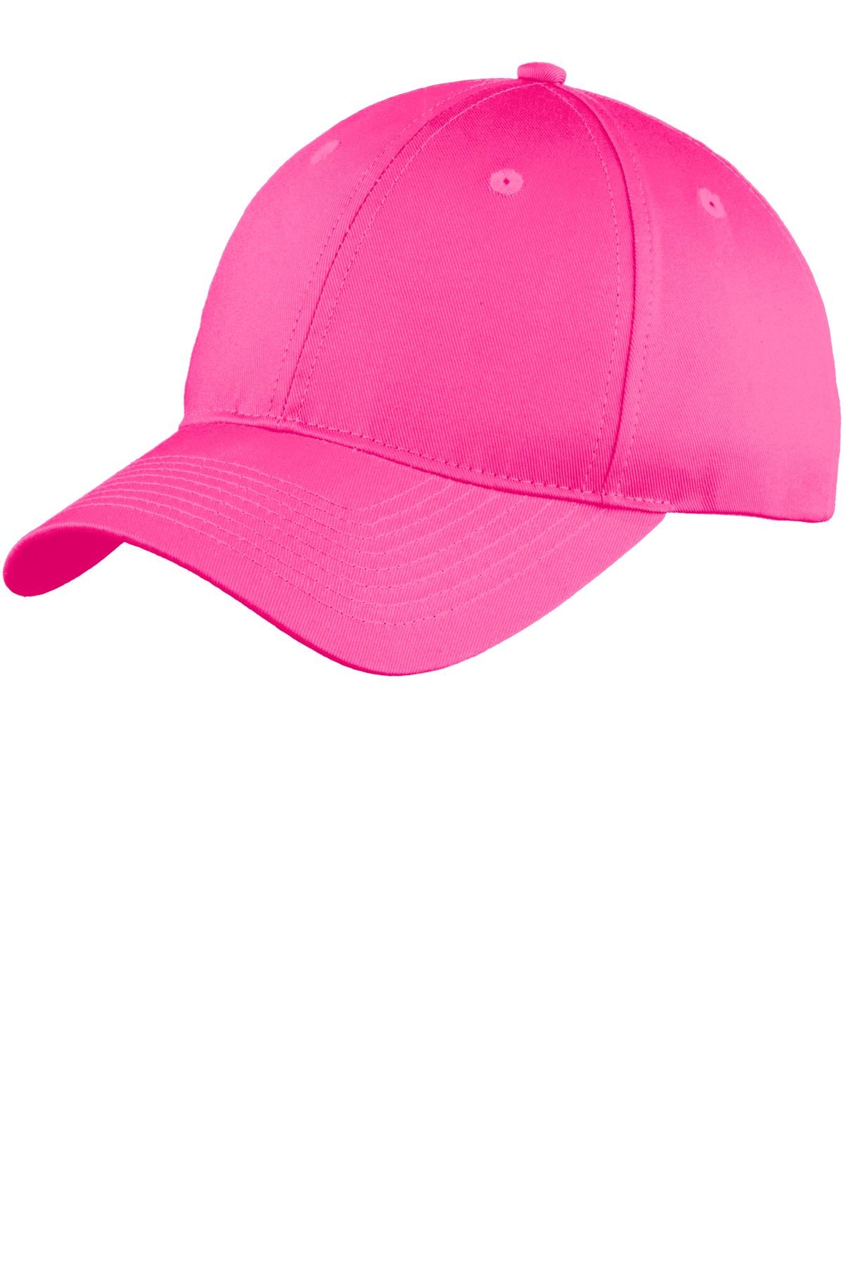 Port & Co™ Six-Panel Unstructured Twill Cap. C914