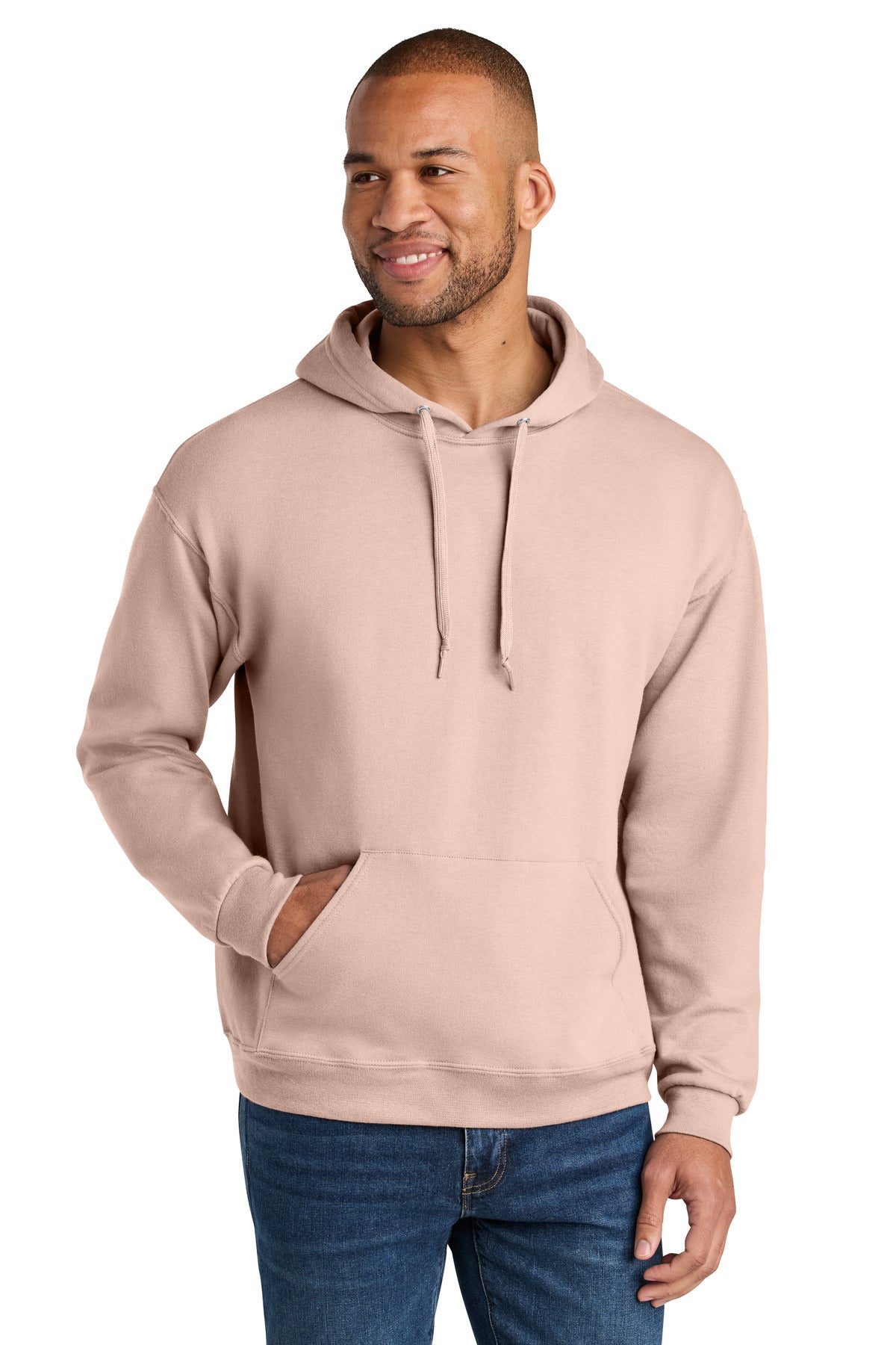 Jerzees Ultimate™ Unisex CVC Ring Spun Hooded Sweatshirt IC49M