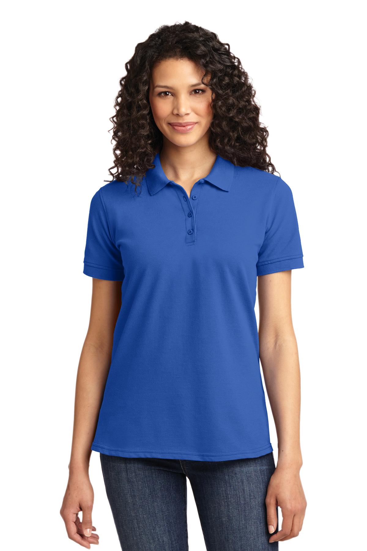 Port & Co™ Women's Core Blend Pique Polo. LKP155