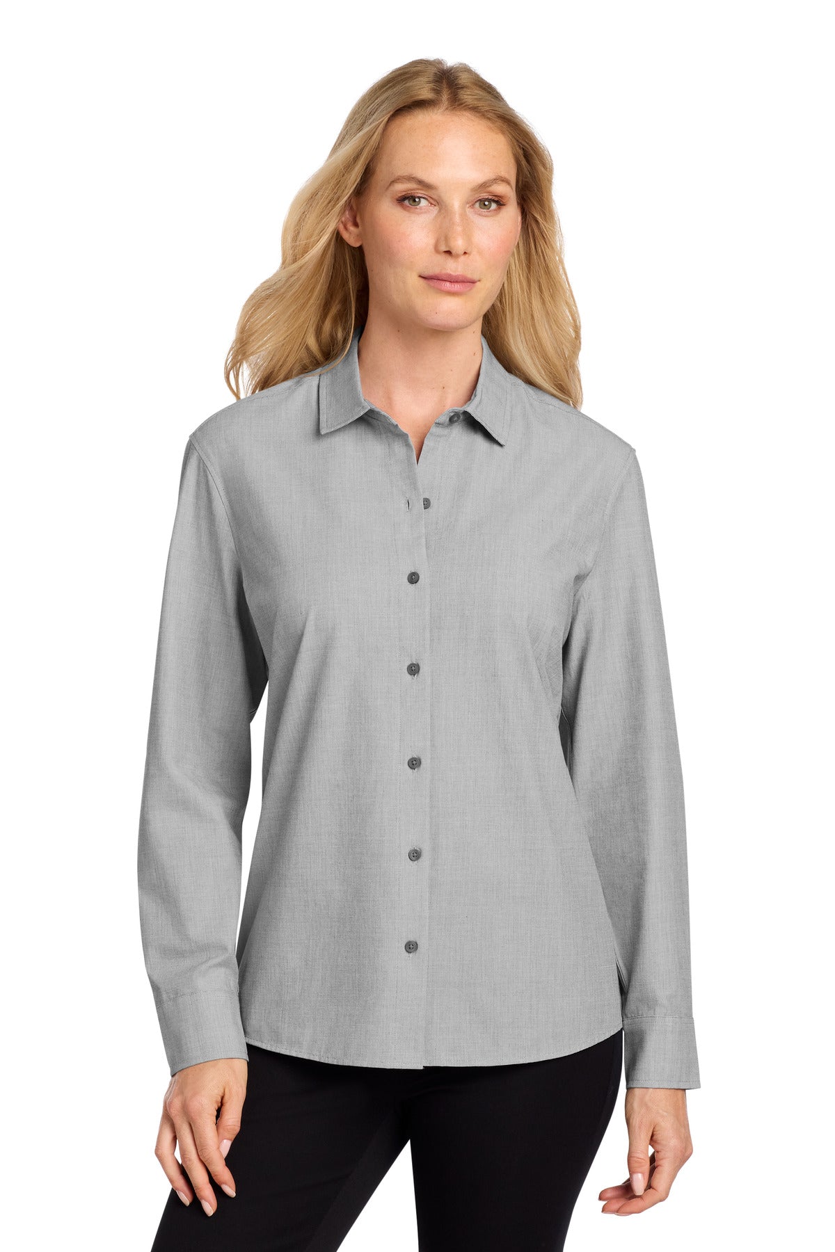 Mercer+Mettle® Women's Long Sleeve Stretch Woven Shirt MM2001
