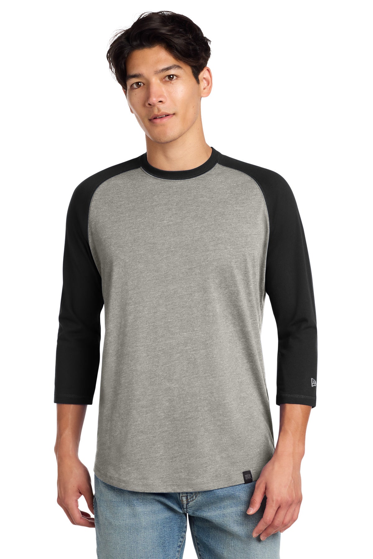 New Era ® Heritage Blend 3/4-Sleeve Baseball Raglan Tee. NEA104