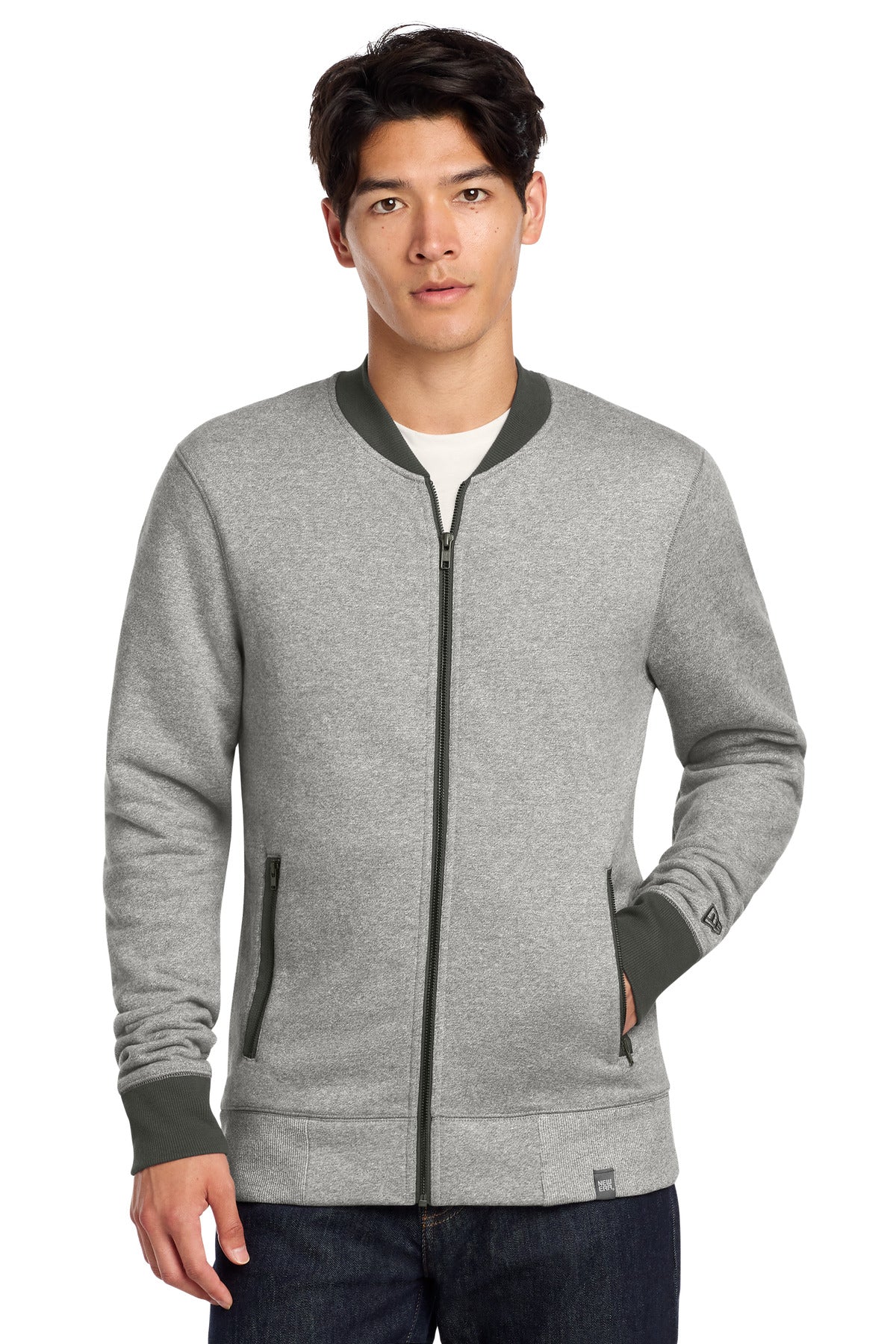New Era ® French Terry Baseball Full-Zip. NEA503