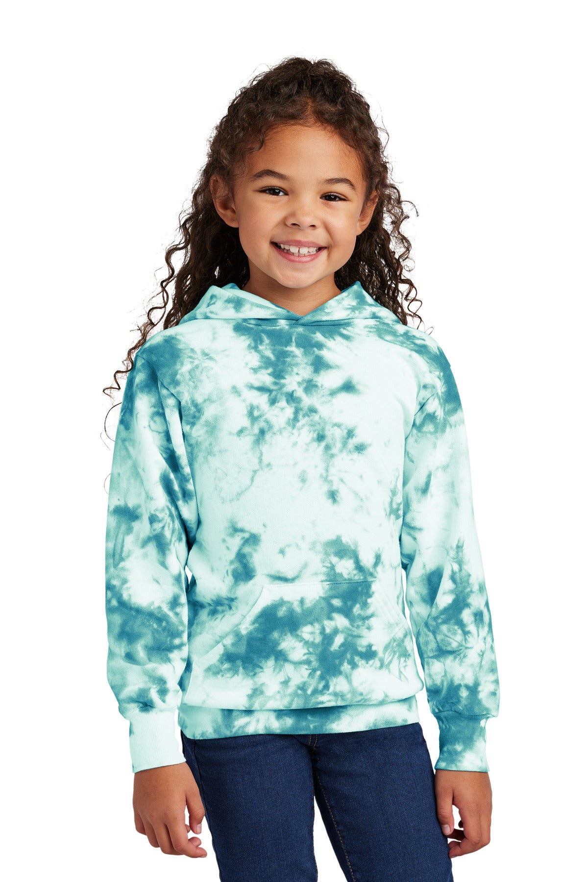 Port & Co™ Youth Crystal Tie-Dye Pullover Hoodie PC144Y