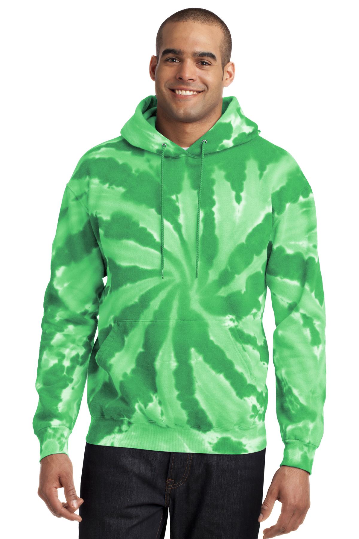 Port & Co™ Tie-Dye Pullover Hooded Sweatshirt. PC146