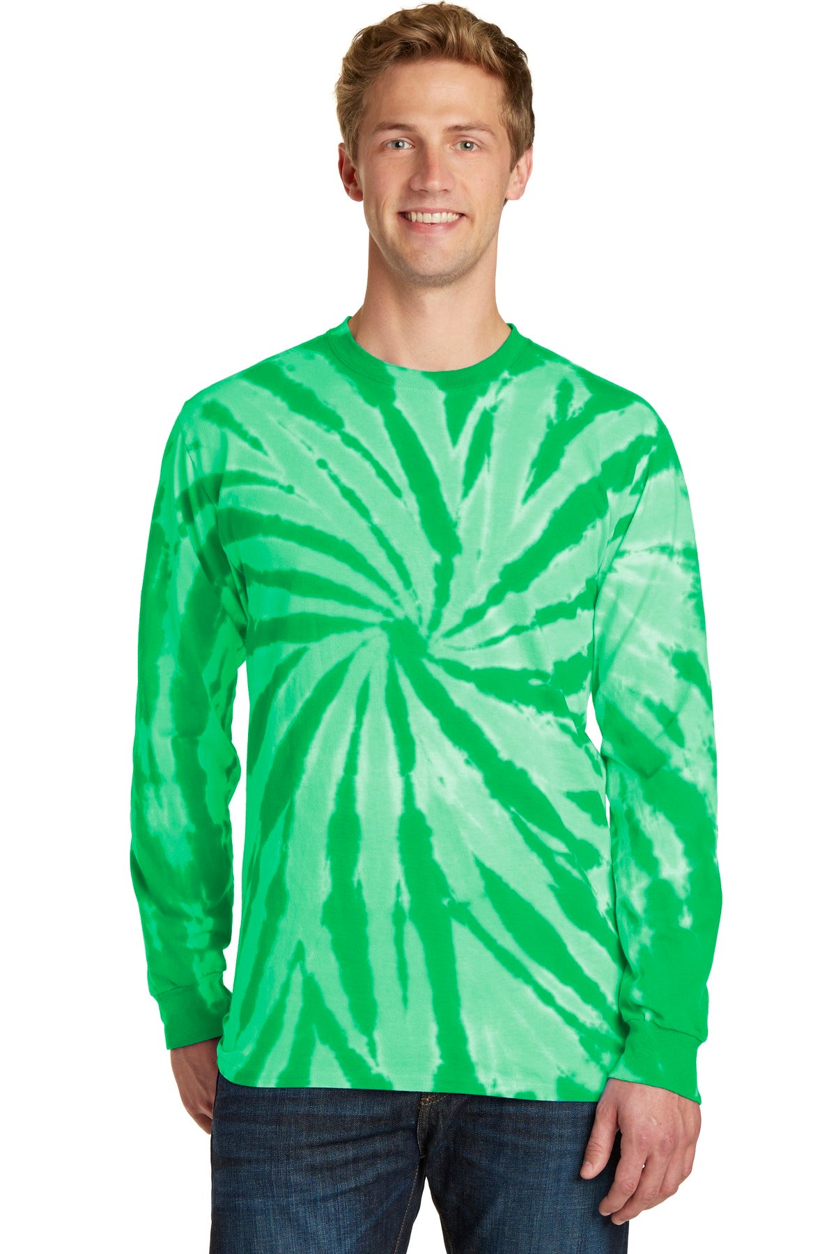Port & Co™ Tie-Dye Long Sleeve Tee.  PC147LS