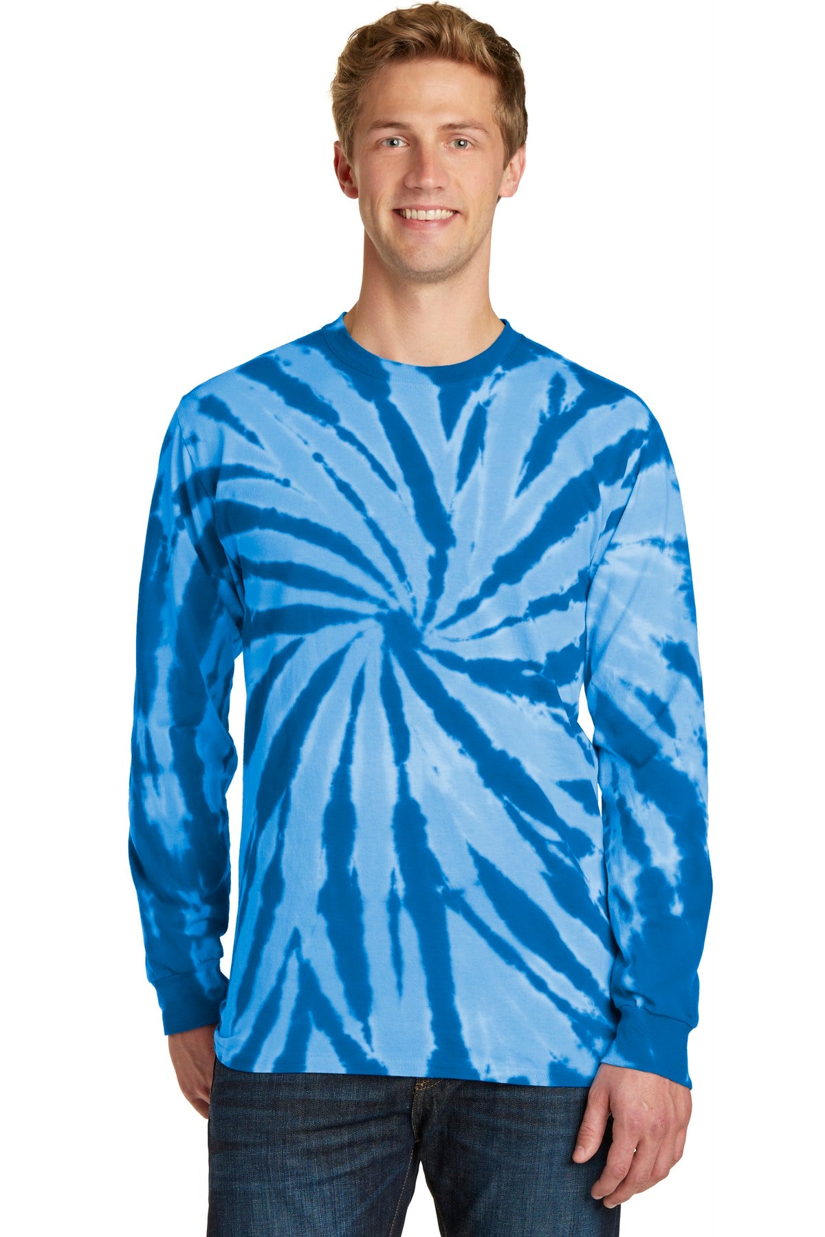 Port & Co™ Tie-Dye Long Sleeve Tee.  PC147LS