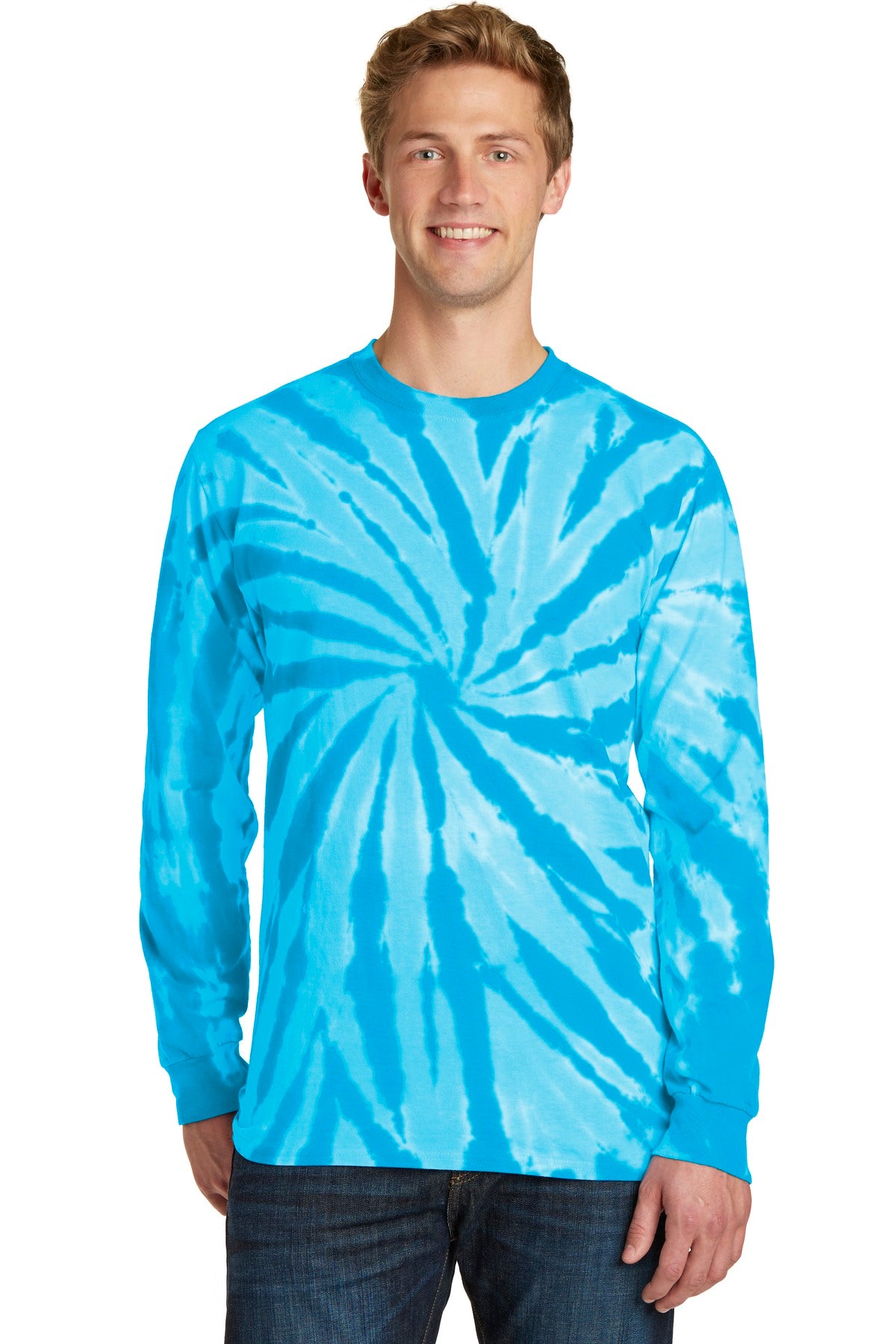 Port & Co™ Tie-Dye Long Sleeve Tee.  PC147LS
