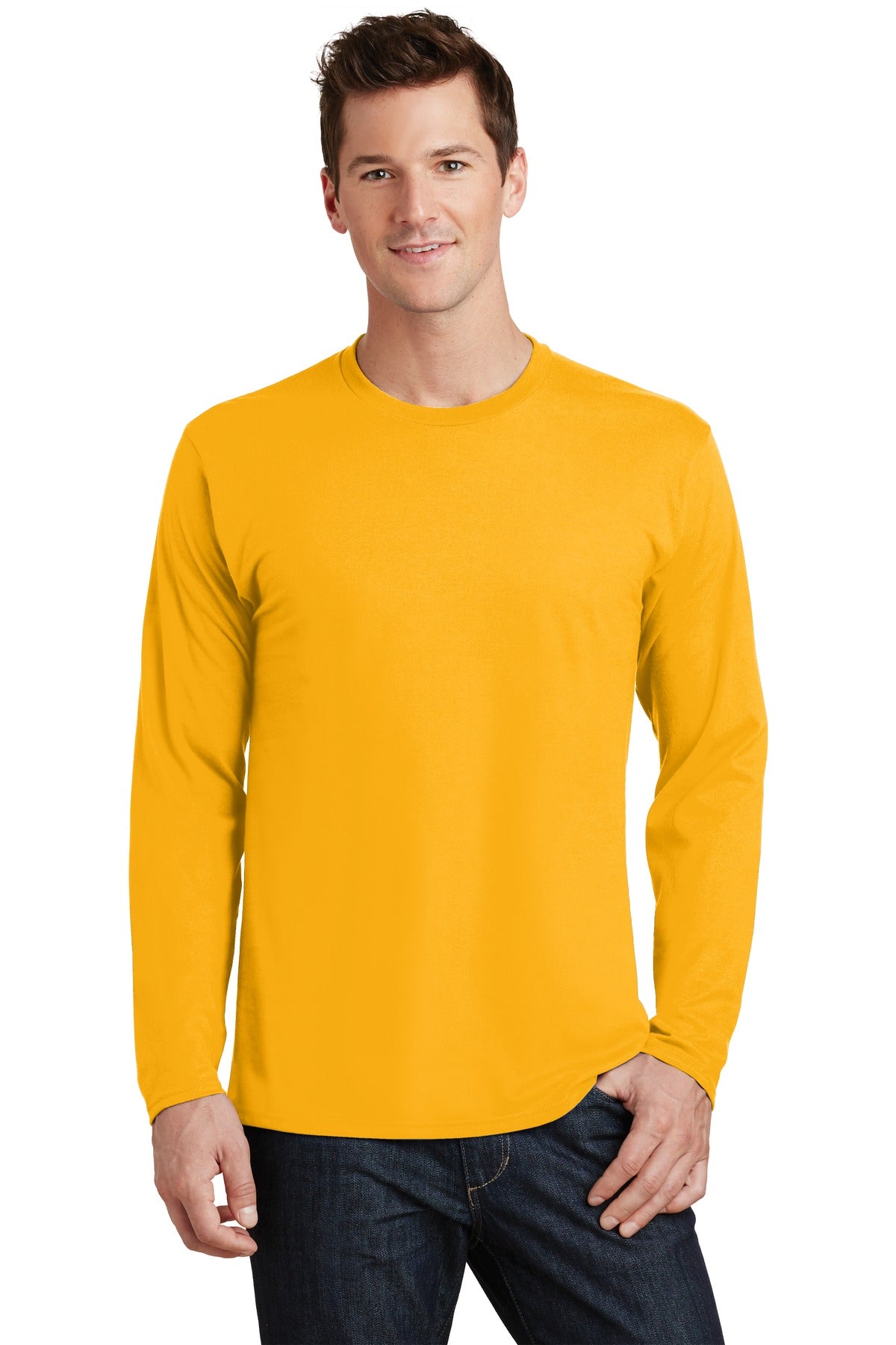 Port & Co™ Long Sleeve Fan Favorite Tee. PC450LS