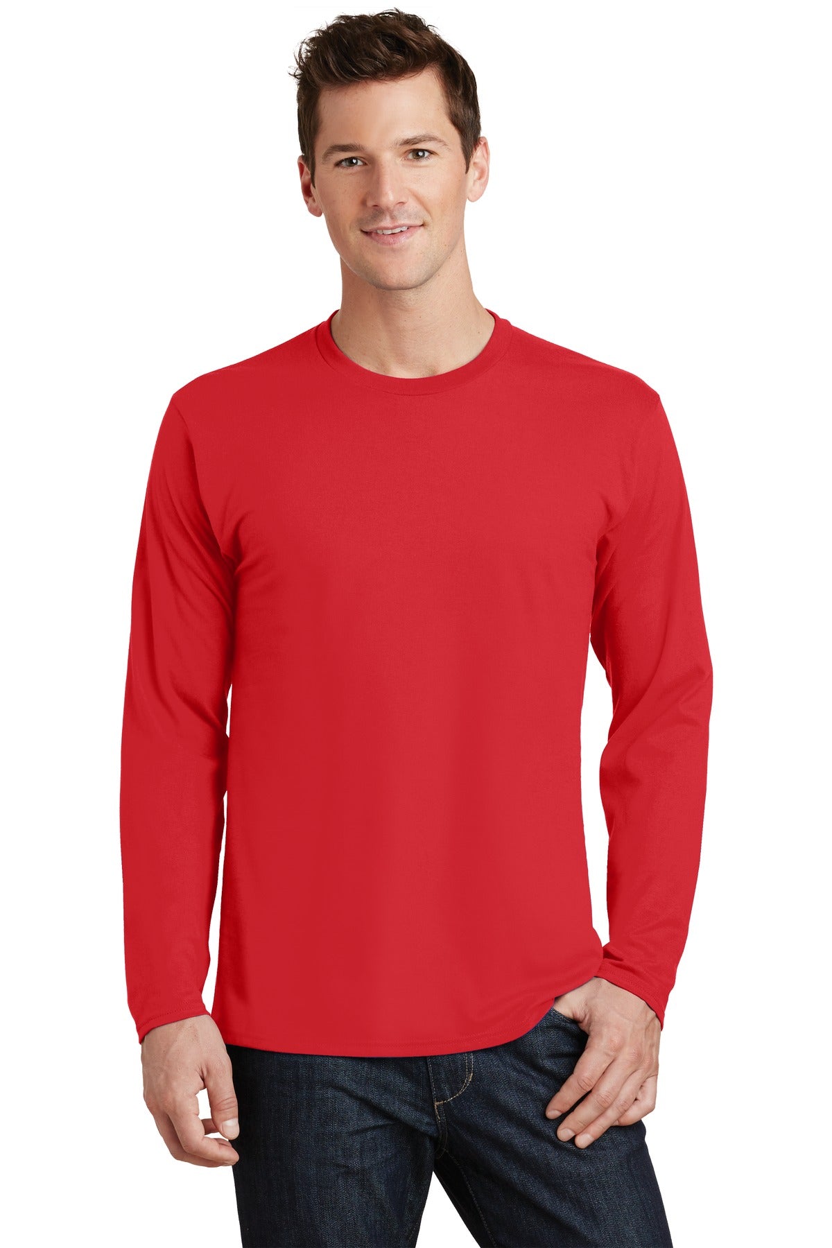 Port & Co™ Long Sleeve Fan Favorite Tee. PC450LS