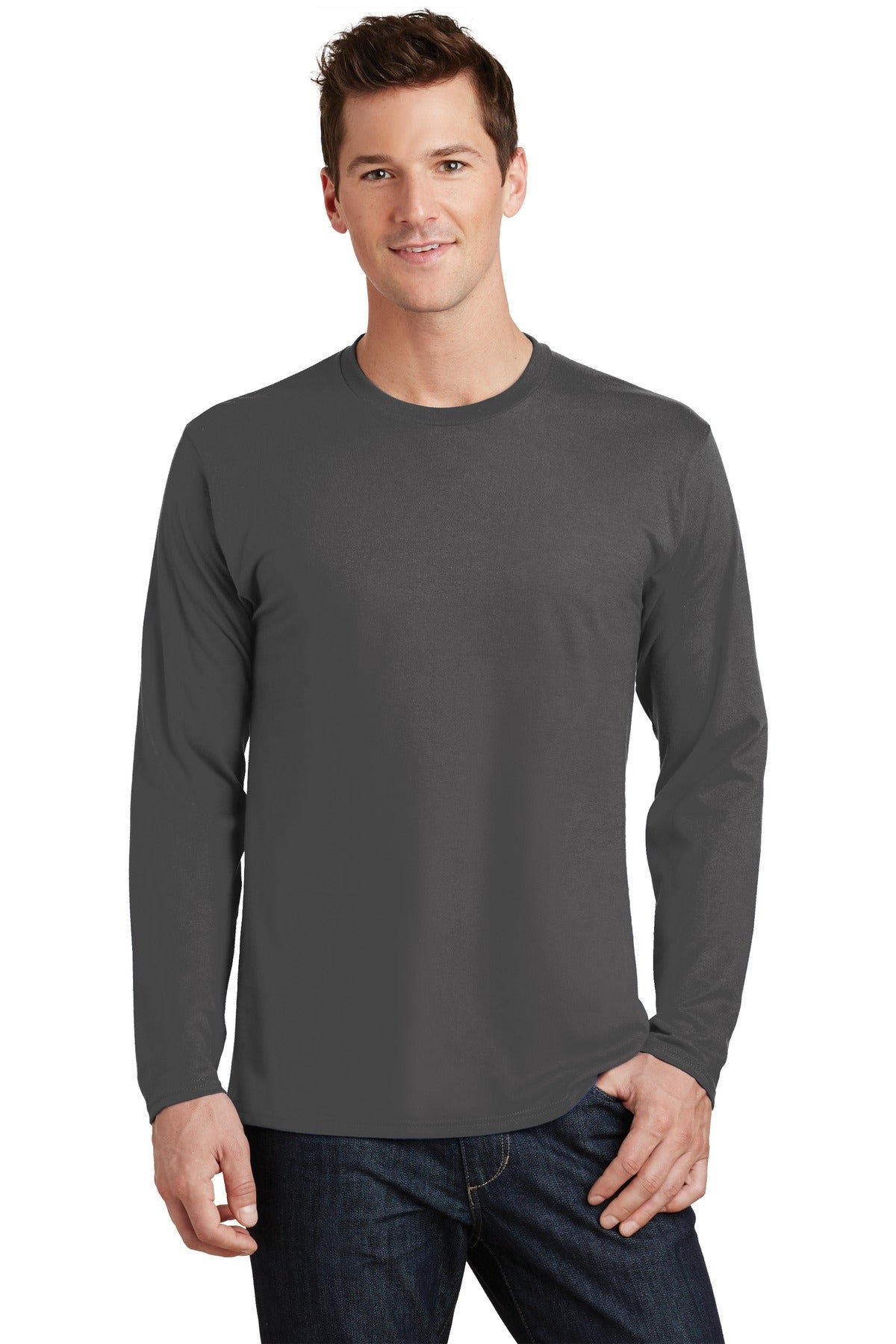 Port & Co™ Long Sleeve Fan Favorite Tee. PC450LS