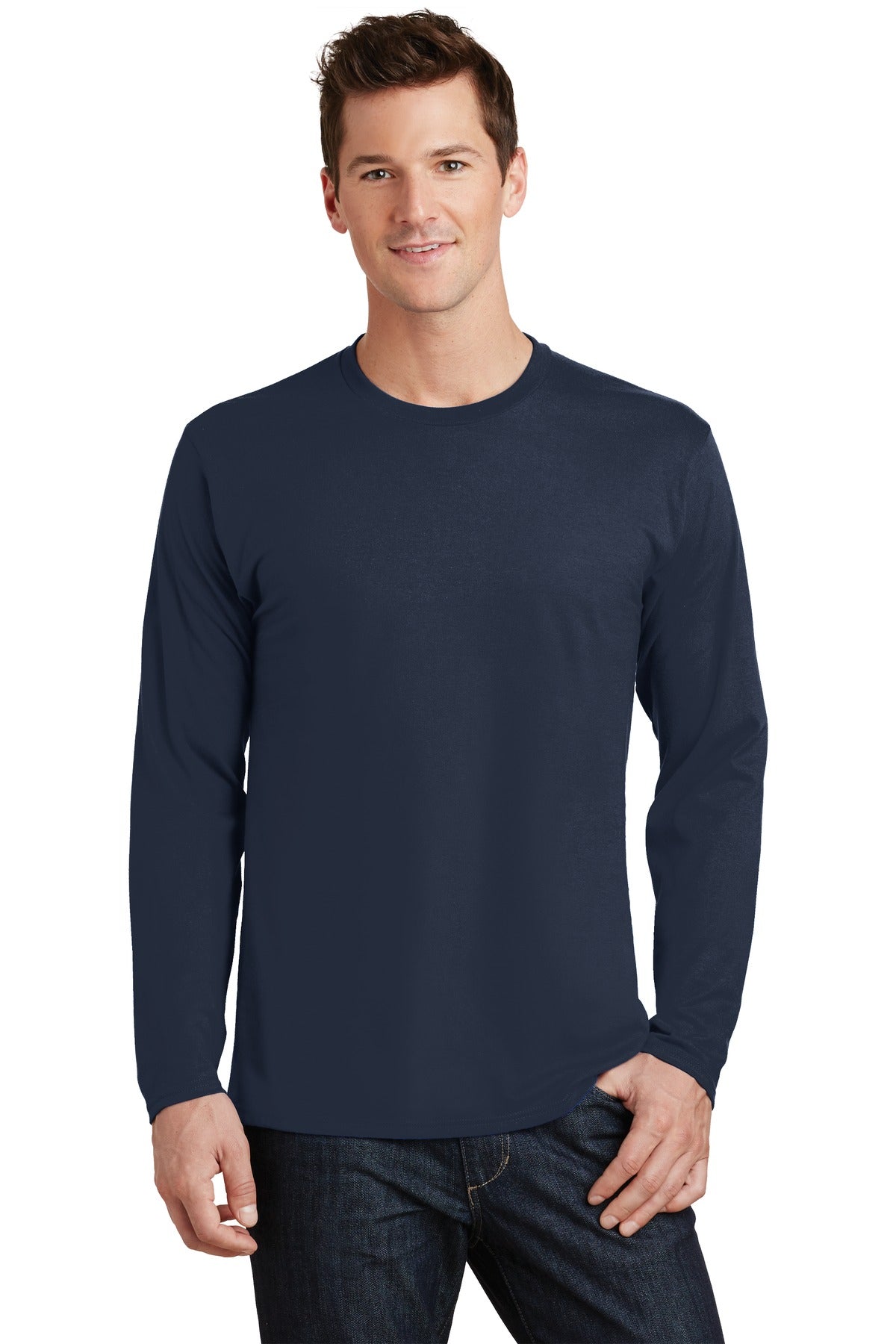 Port & Co™ Long Sleeve Fan Favorite Tee. PC450LS