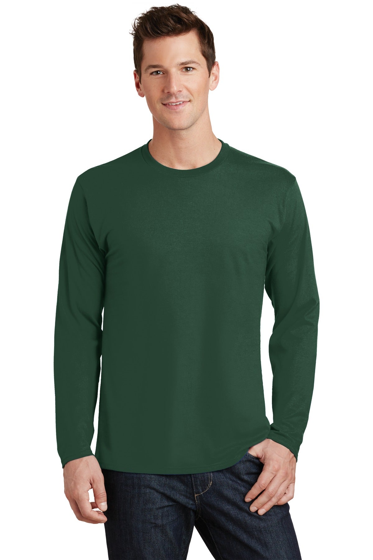 Port & Co™ Long Sleeve Fan Favorite Tee. PC450LS