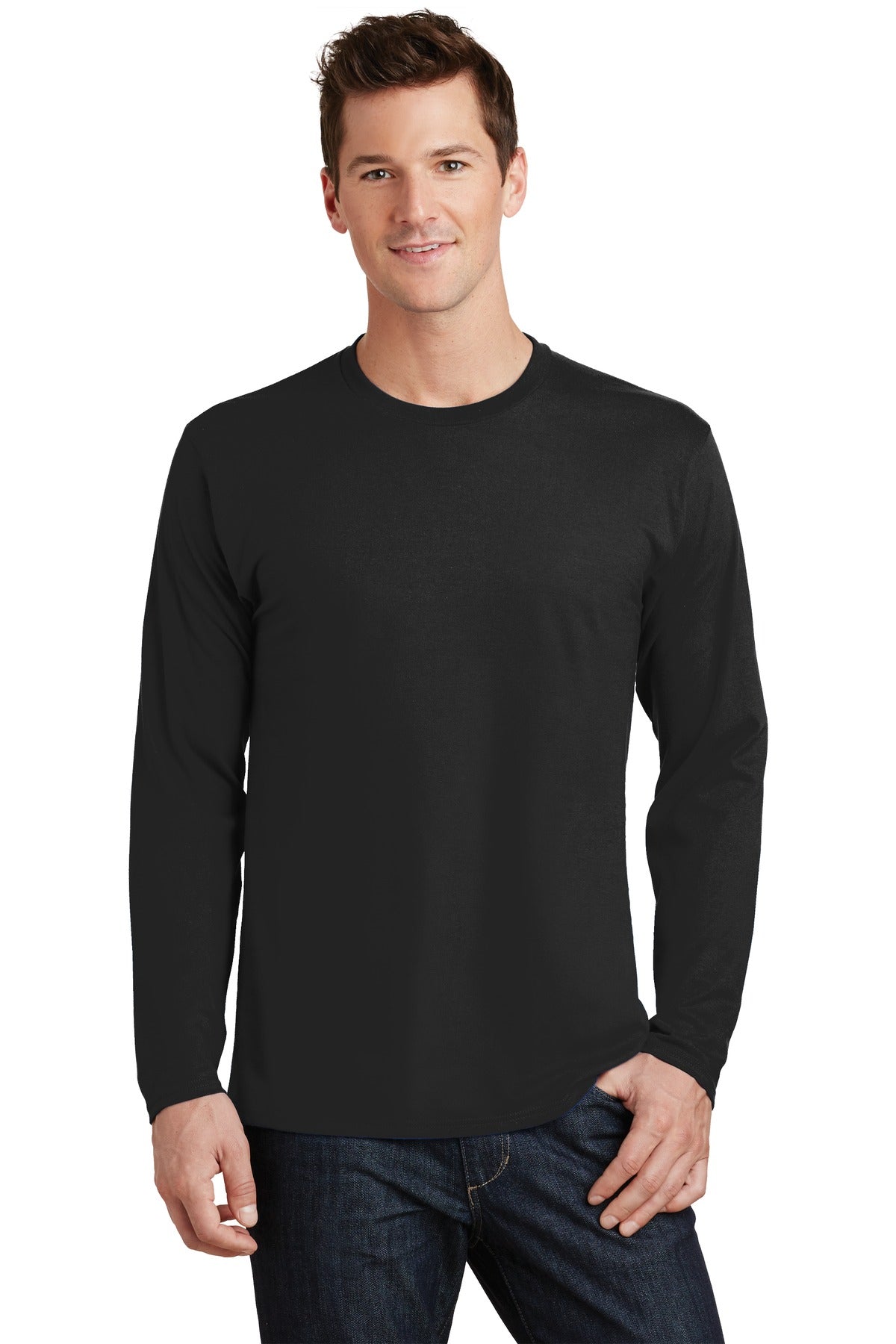 Port & Co™ Long Sleeve Fan Favorite Tee. PC450LS