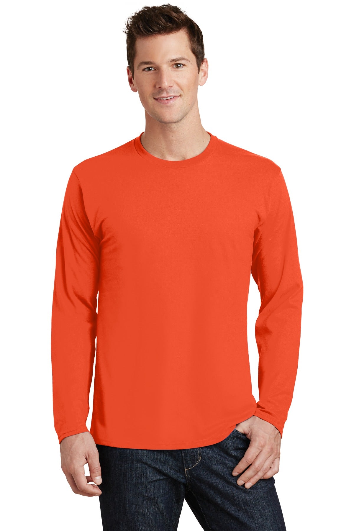 Port & Co™ Long Sleeve Fan Favorite Tee. PC450LS