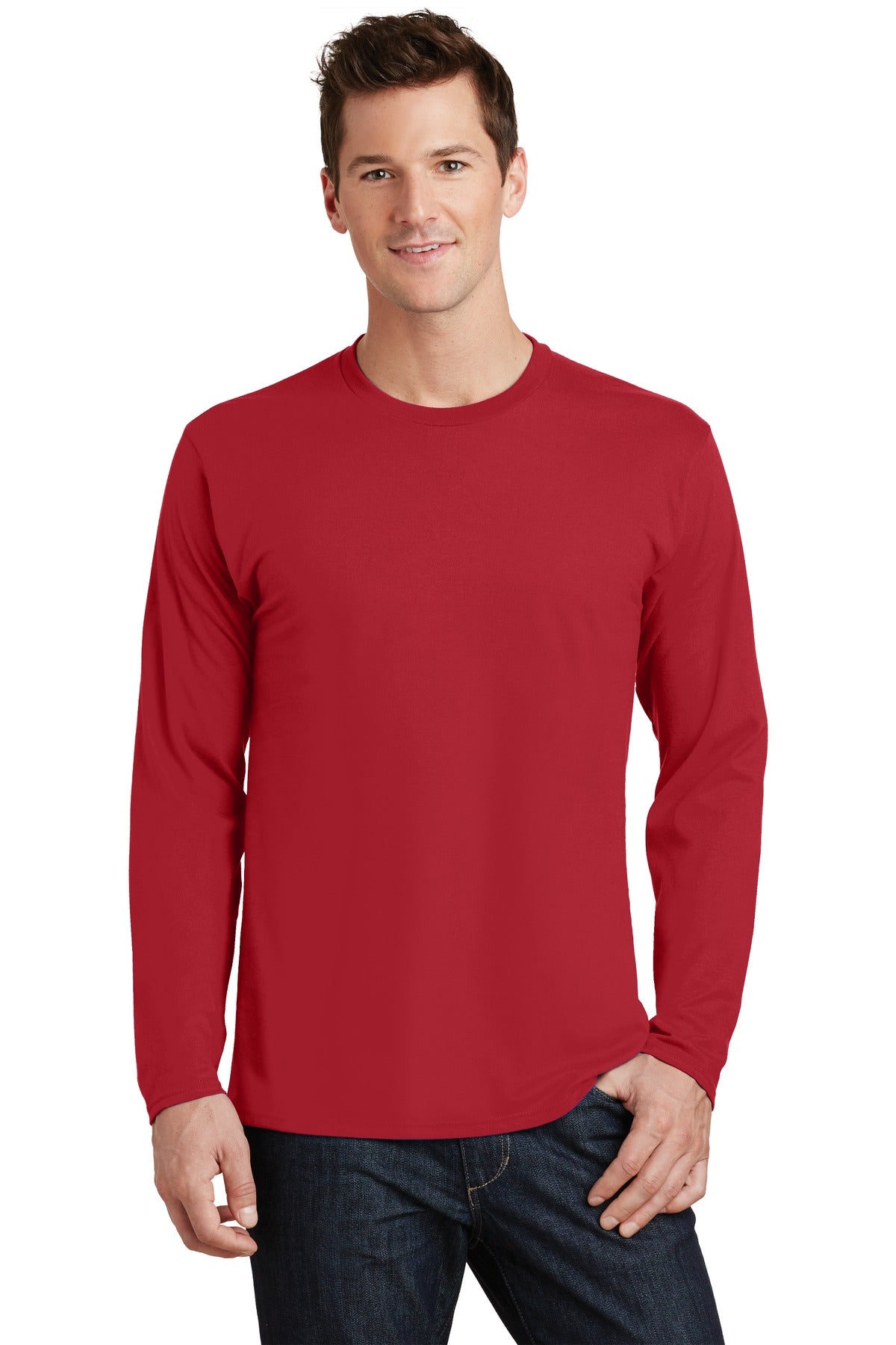 Port & Co™ Long Sleeve Fan Favorite Tee. PC450LS