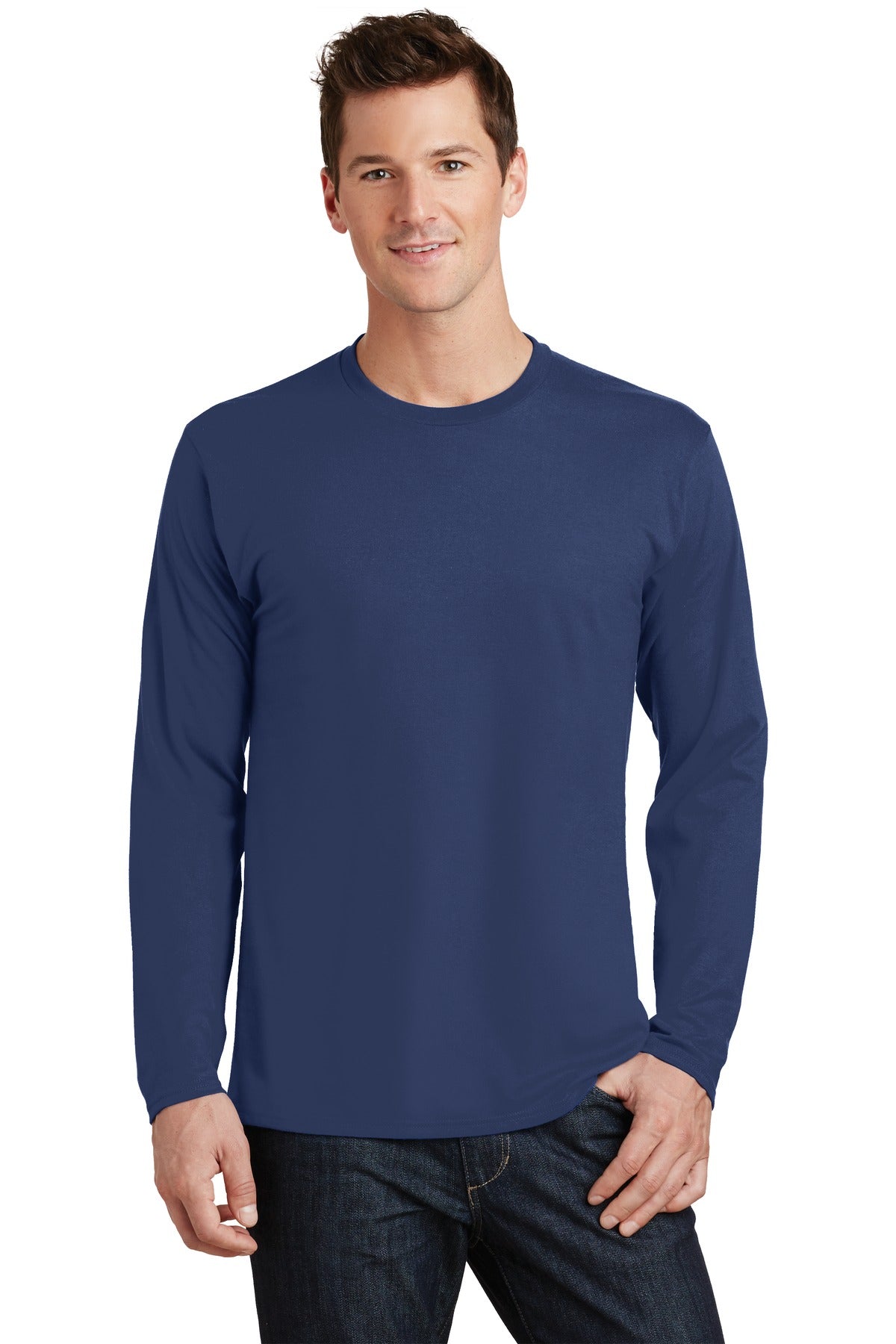 Port & Co™ Long Sleeve Fan Favorite Tee. PC450LS