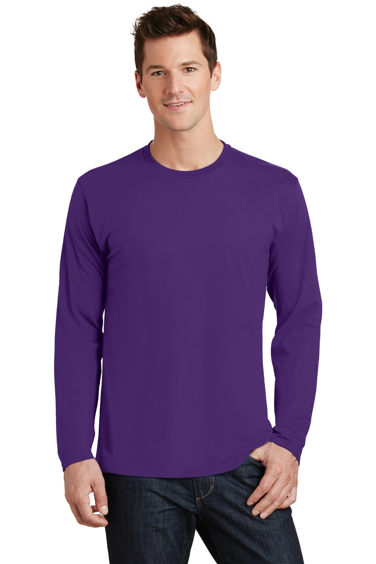 Port & Co™ Long Sleeve Fan Favorite Tee. PC450LS