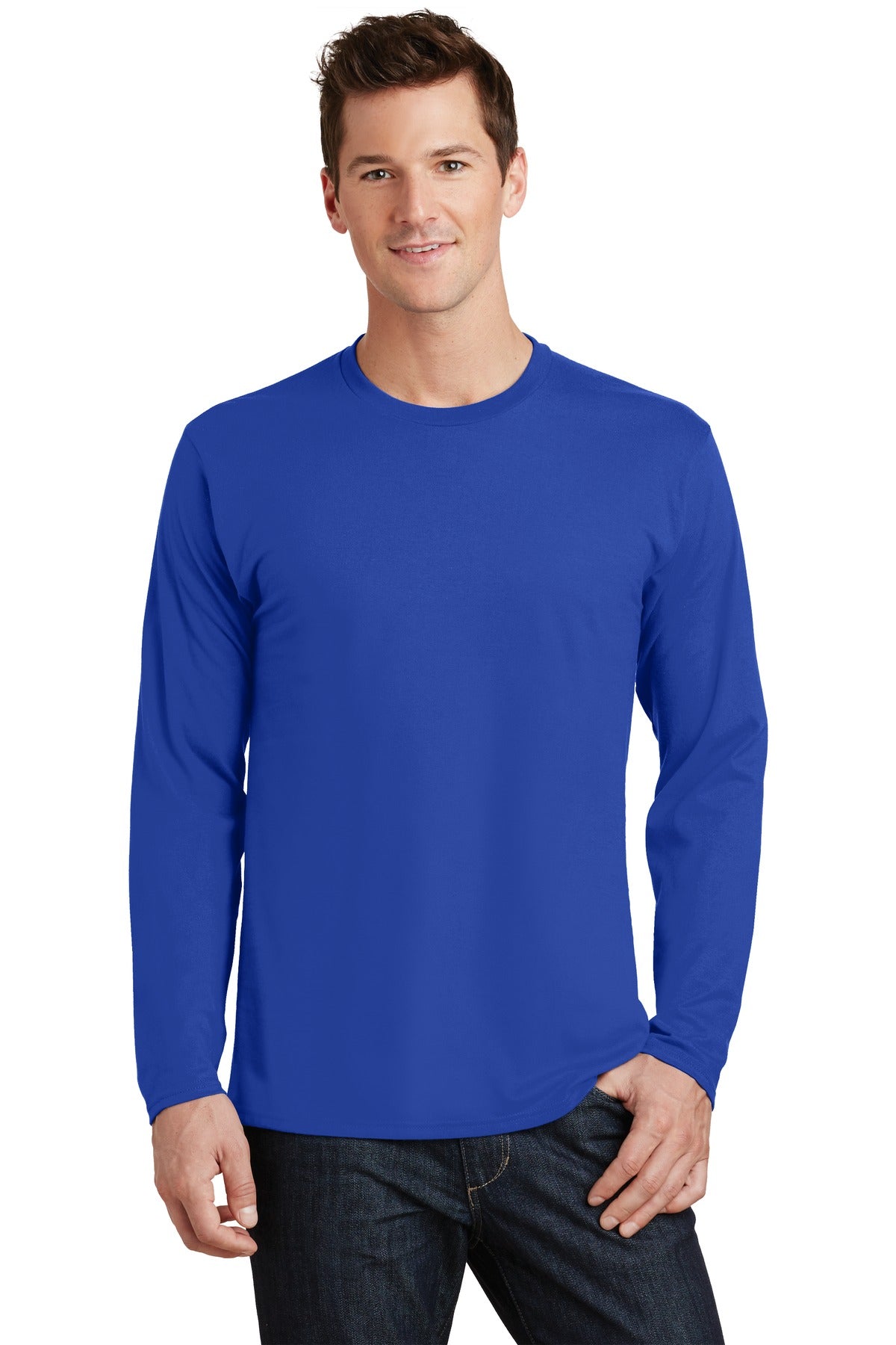 Port & Co™ Long Sleeve Fan Favorite Tee. PC450LS
