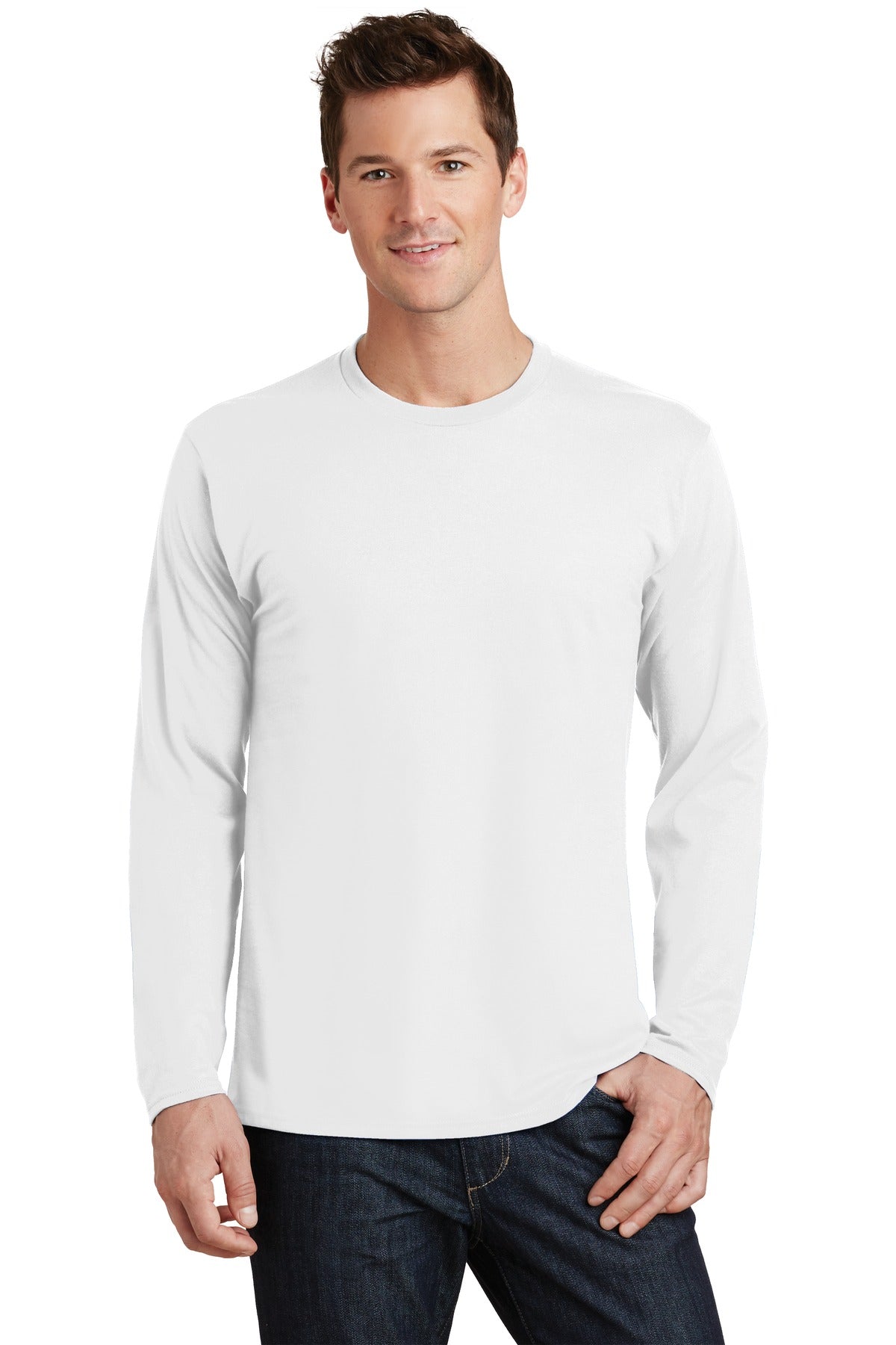 Port & Co™ Long Sleeve Fan Favorite Tee. PC450LS