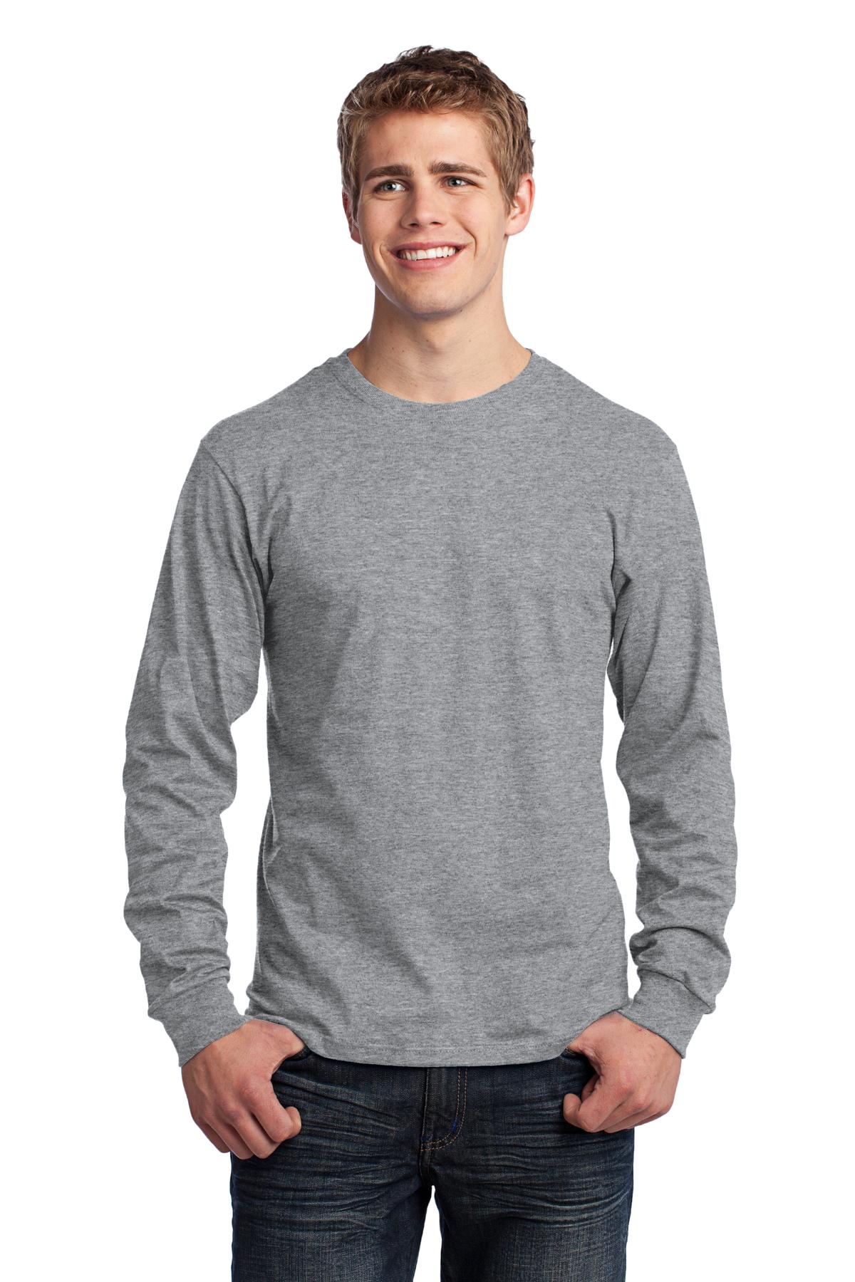 Port & Co™ Long Sleeve Core Cotton Tee. PC54LS