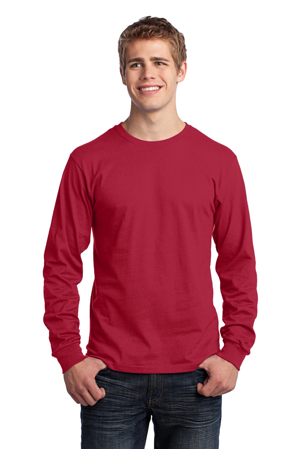 Port & Co™ Long Sleeve Core Cotton Tee. PC54LS