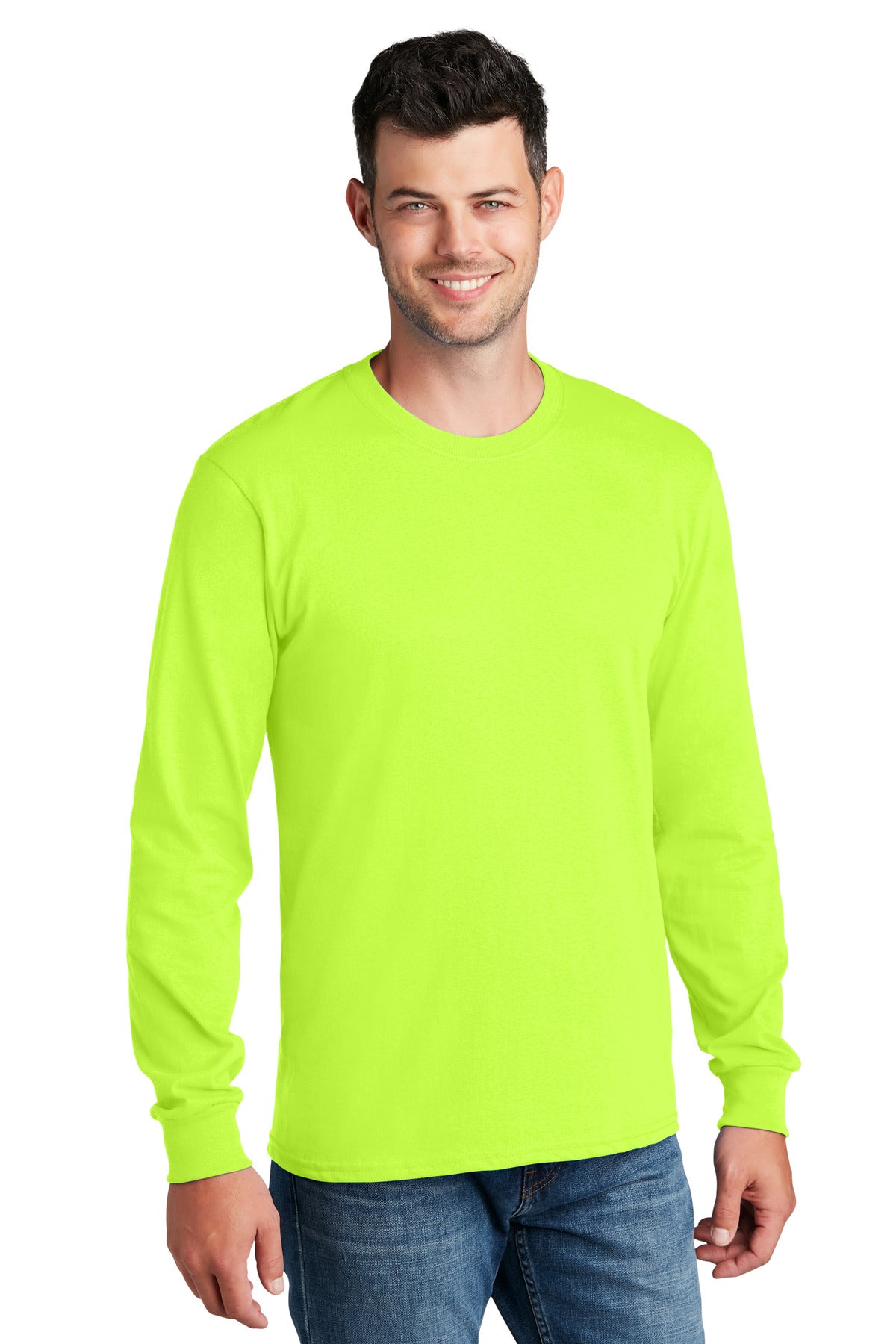 Port & Co™ Long Sleeve Core Cotton Tee. PC54LS