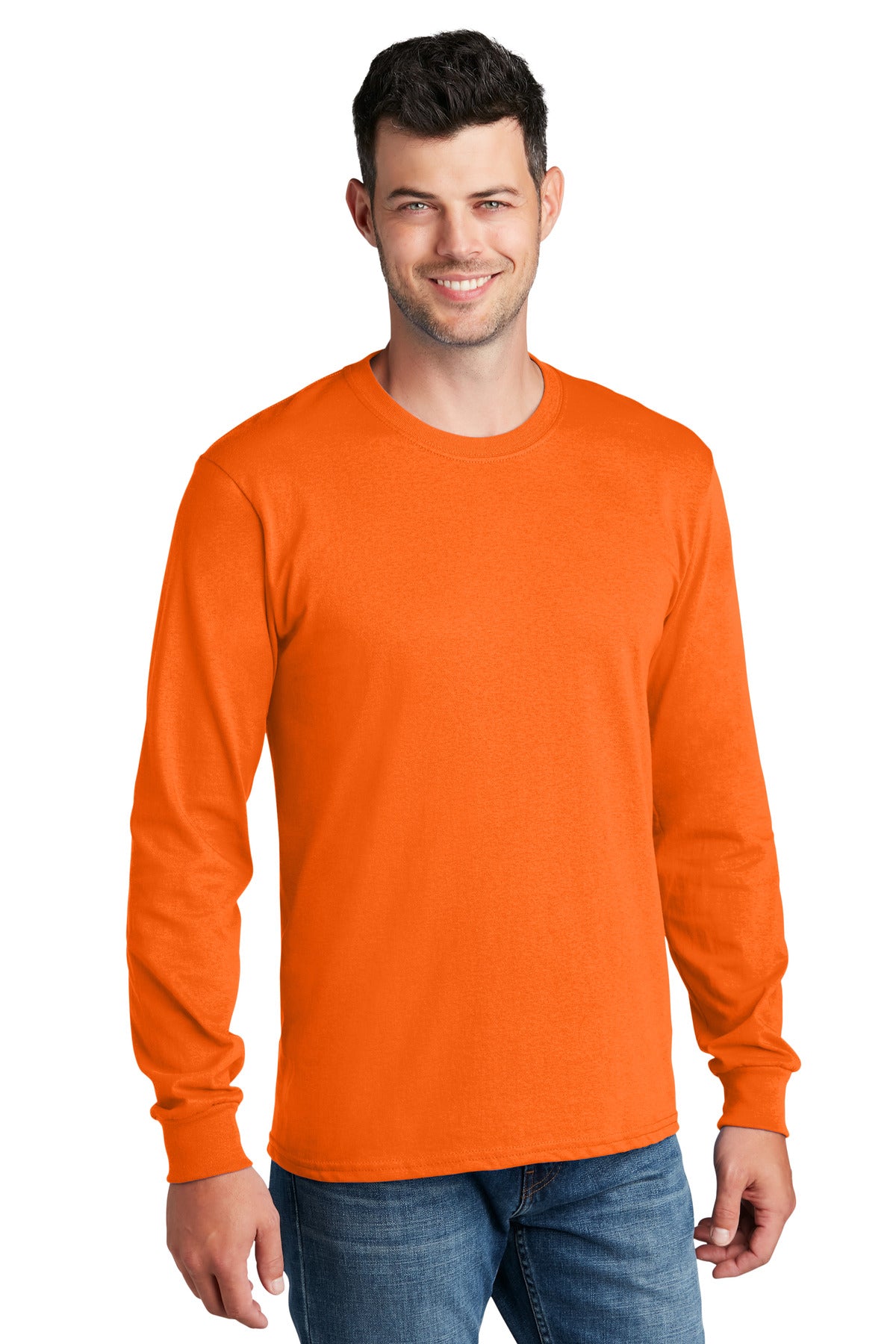 Port & Co™ Long Sleeve Core Cotton Tee. PC54LS