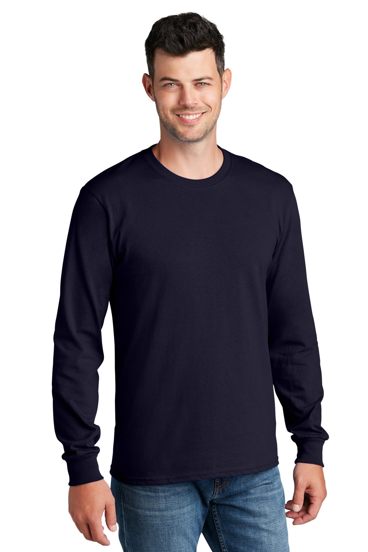Port & Co™ Long Sleeve Core Cotton Tee. PC54LS