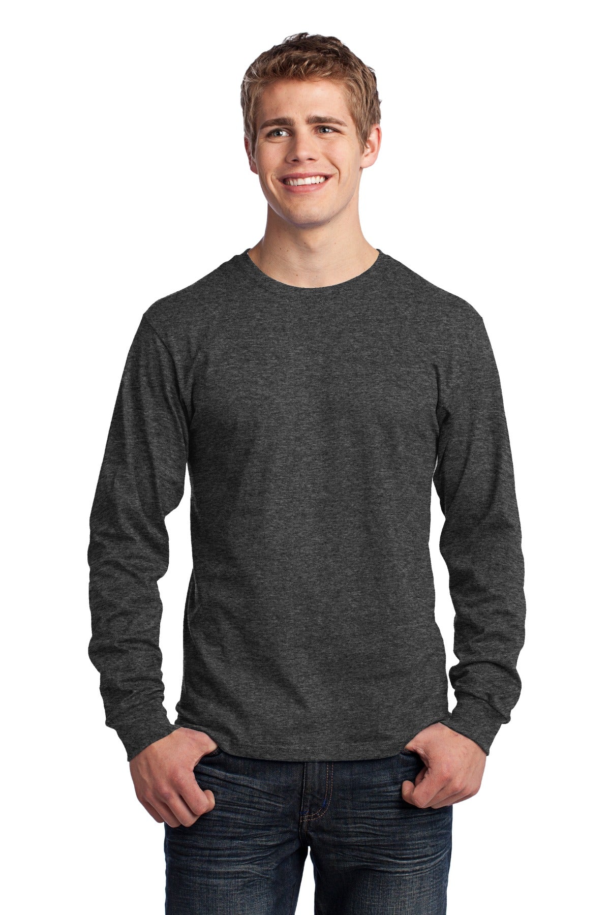 Port & Co™ Long Sleeve Core Cotton Tee. PC54LS