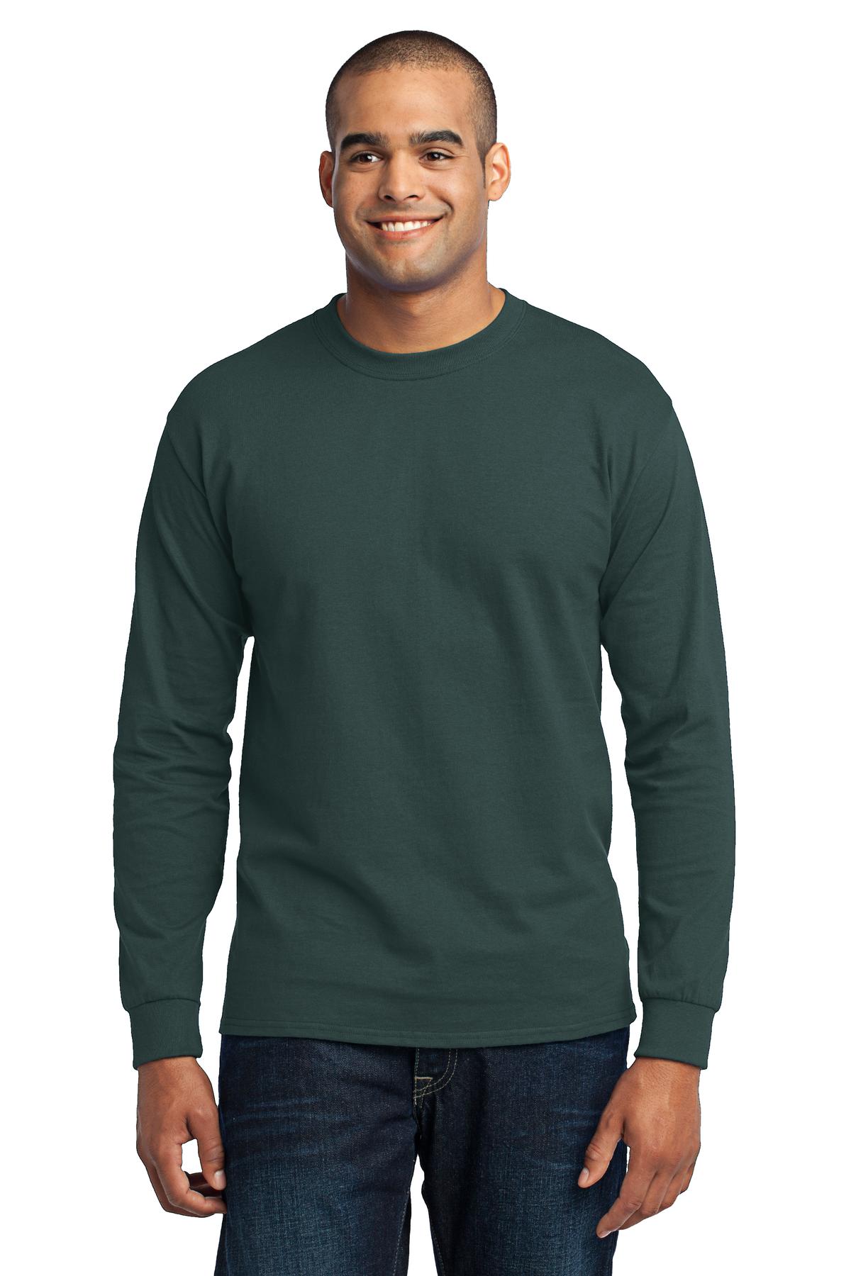 Port & Co™ Tall Long Sleeve Core Blend Tee. PC55LST