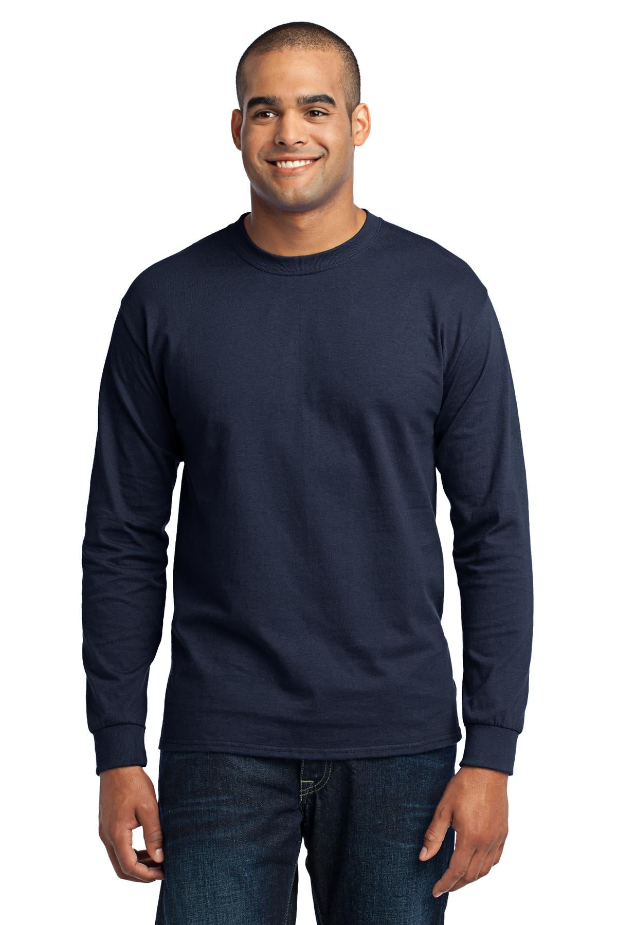 Port & Co™ Tall Long Sleeve Core Blend Tee. PC55LST