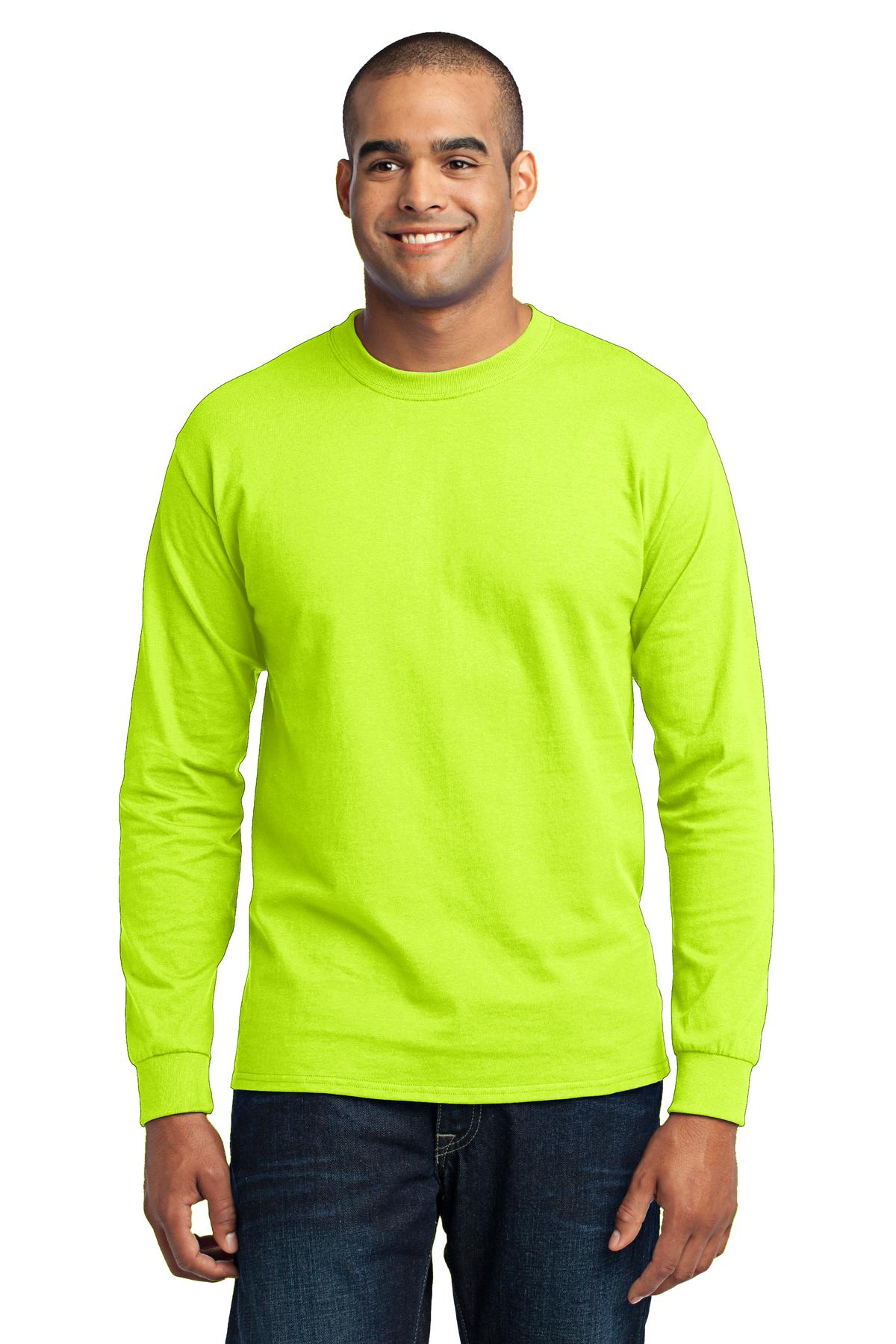Port & Co™ Tall Long Sleeve Core Blend Tee. PC55LST