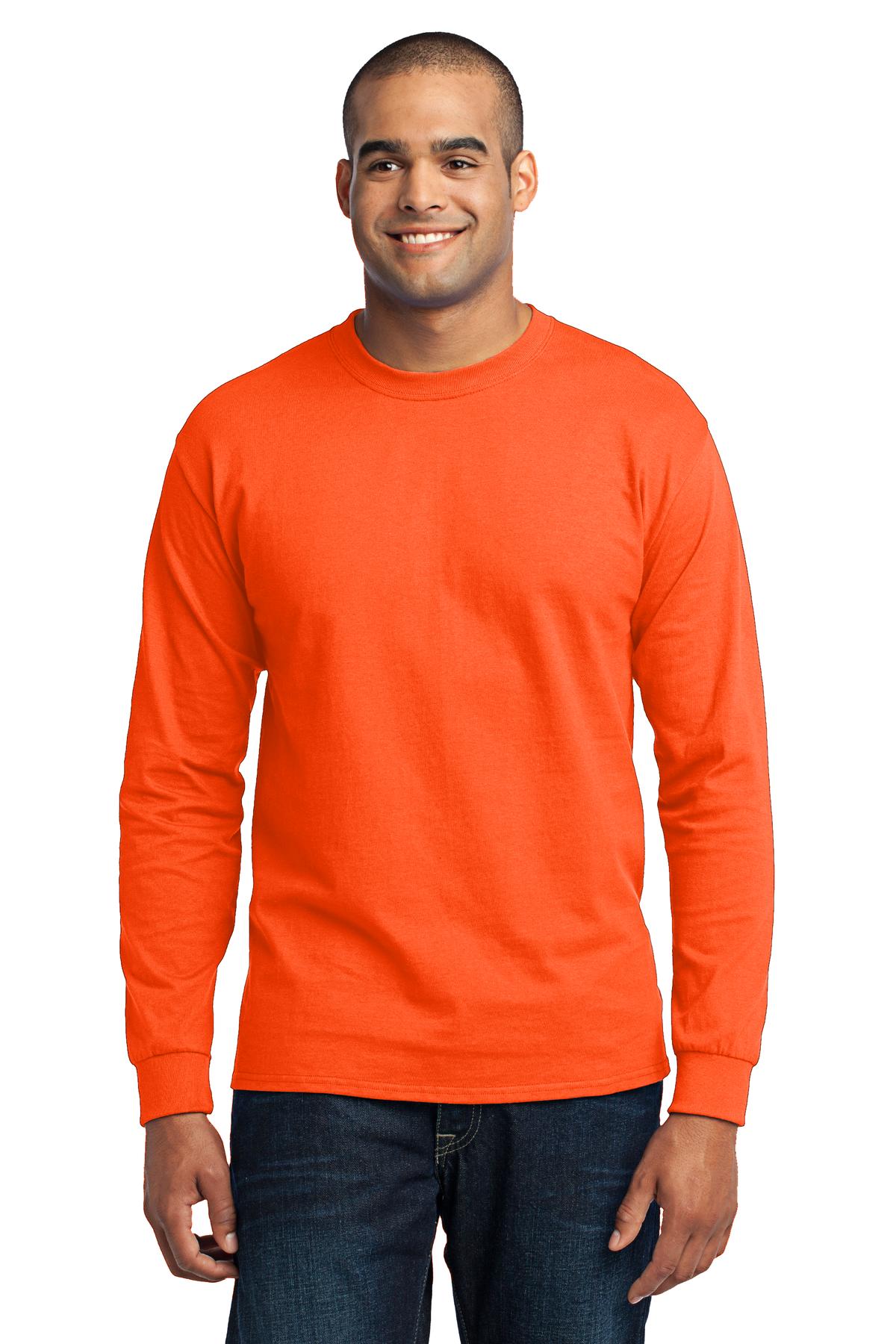 Port & Co™ Tall Long Sleeve Core Blend Tee. PC55LST