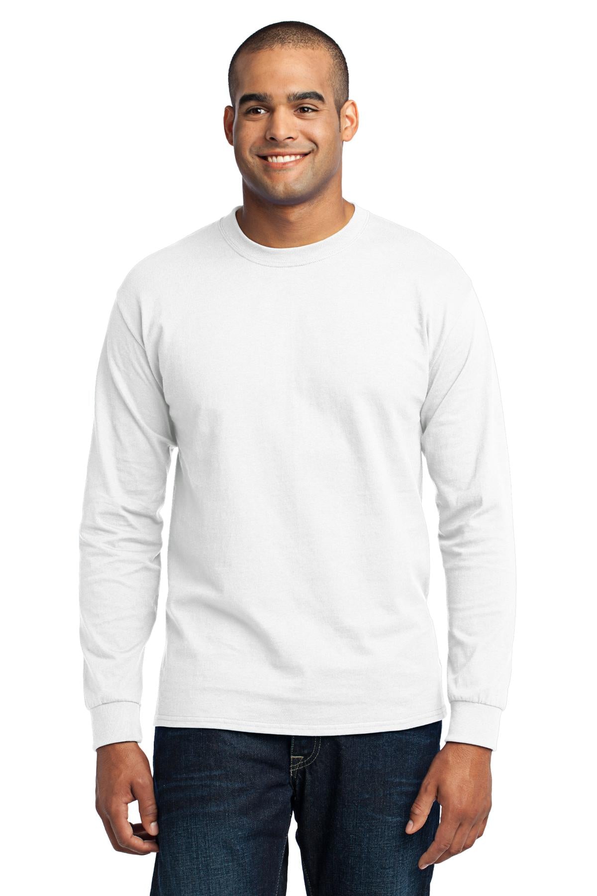 Port & Co™ Tall Long Sleeve Core Blend Tee. PC55LST
