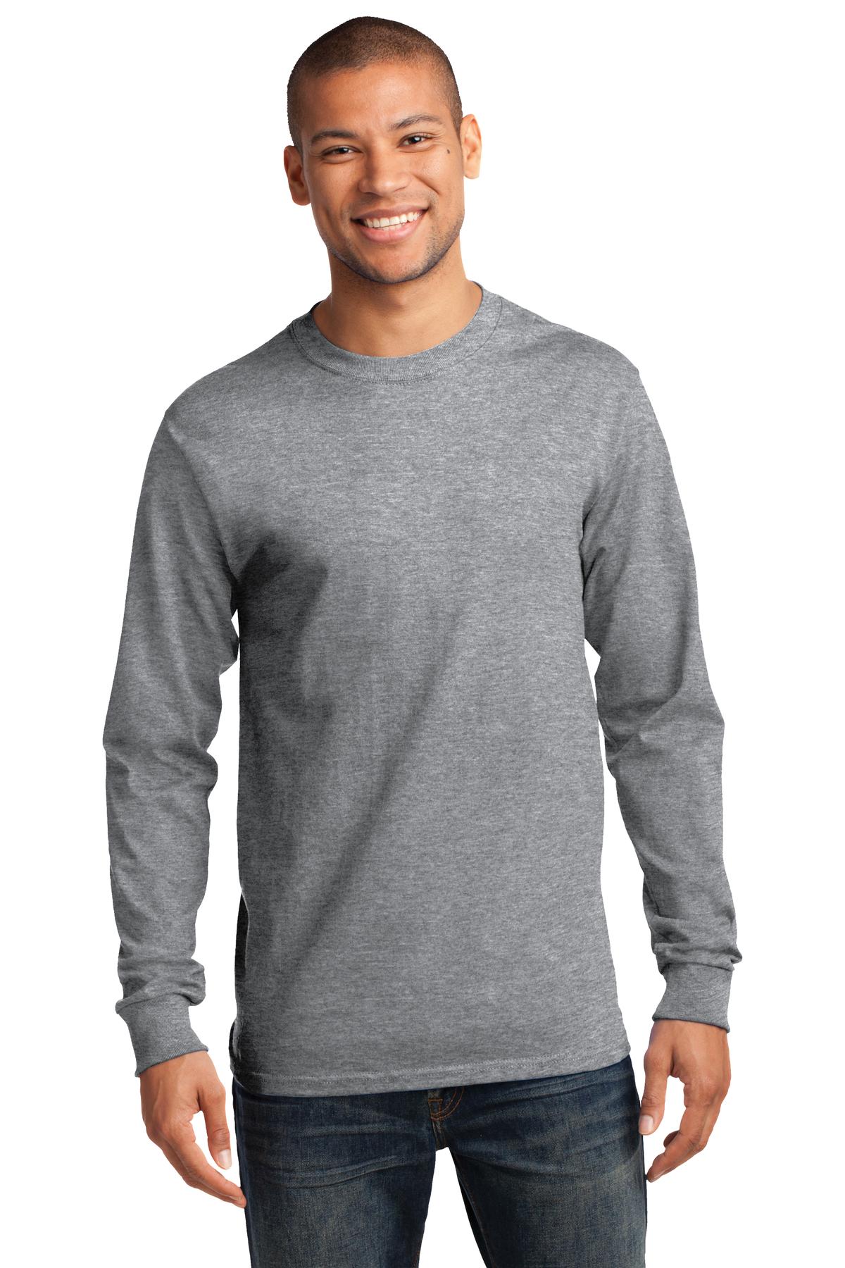 Port & Co™ Tall Long Sleeve Essential Tee. PC61LST