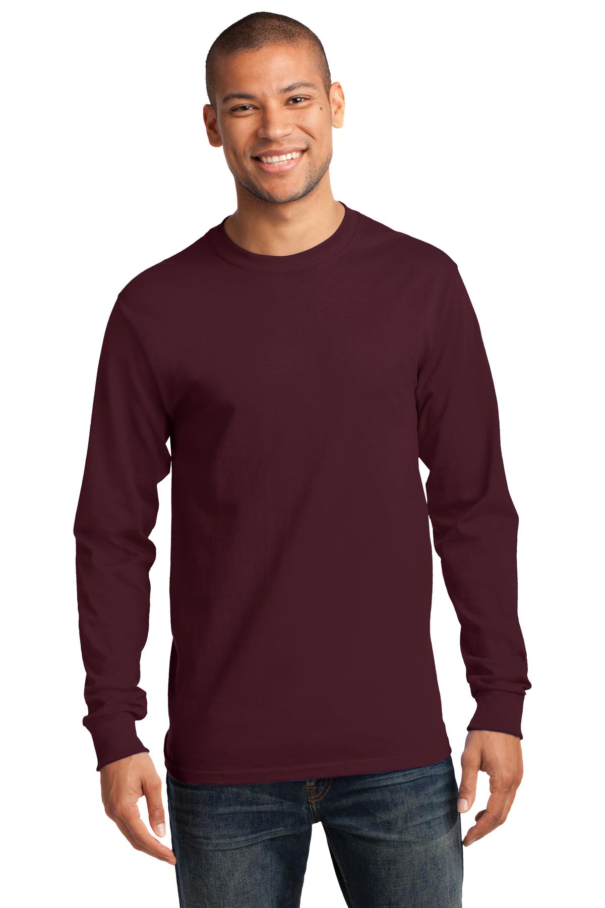 Port & Co™ Tall Long Sleeve Essential Tee. PC61LST