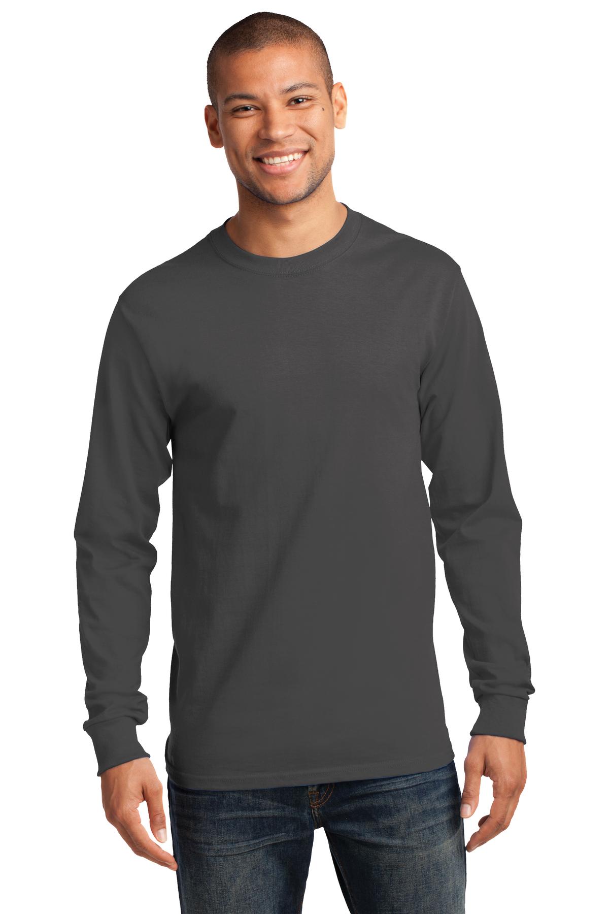 Port & Co™ Tall Long Sleeve Essential Tee. PC61LST