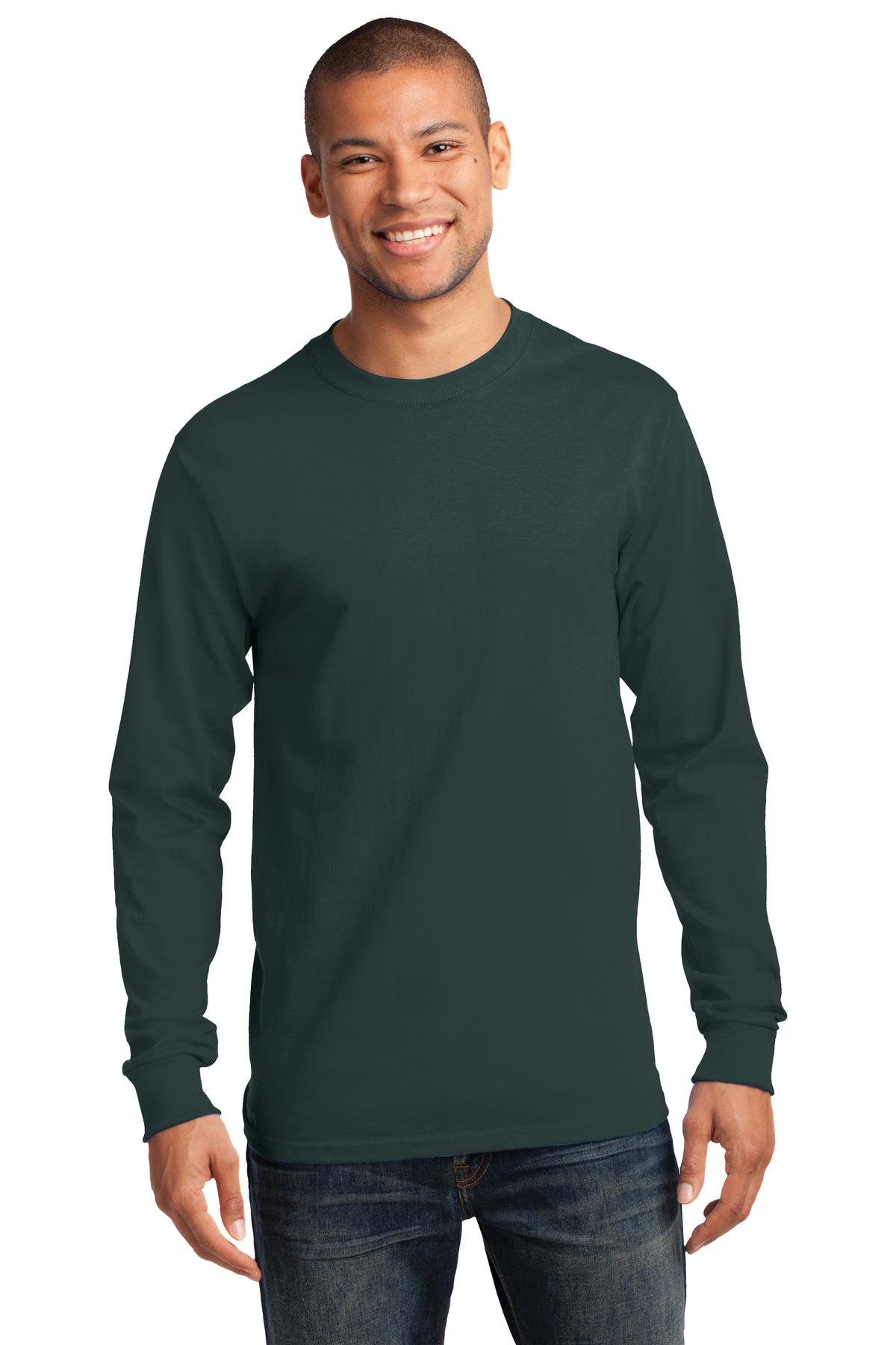 Port & Co™ Tall Long Sleeve Essential Tee. PC61LST