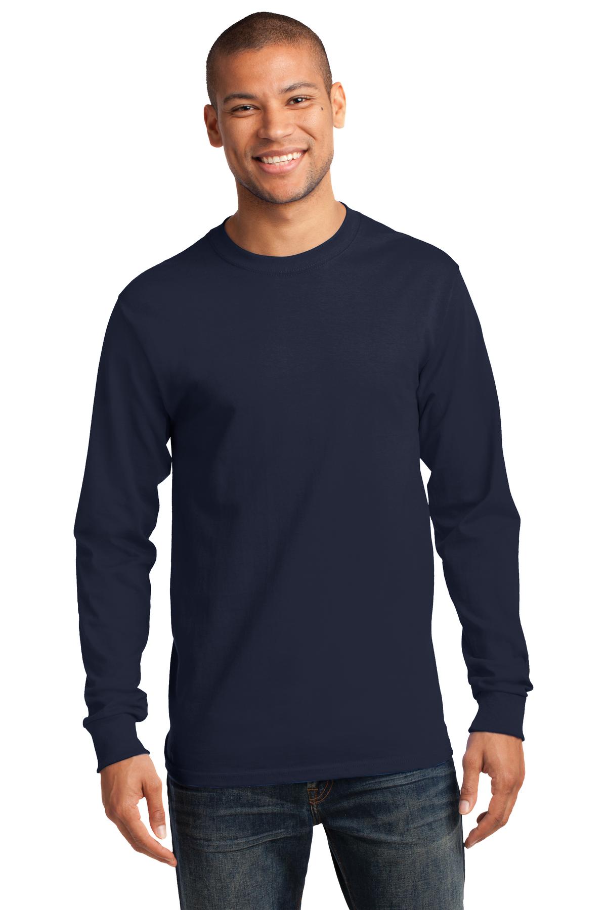 Port & Co™ Tall Long Sleeve Essential Tee. PC61LST