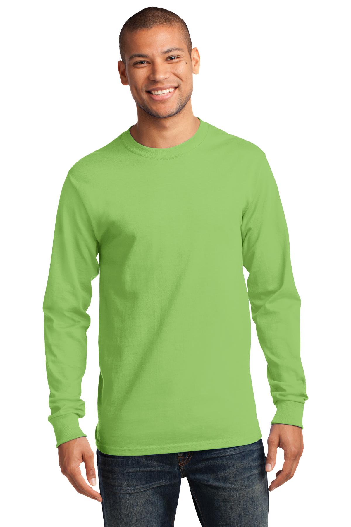 Port & Co™ Tall Long Sleeve Essential Tee. PC61LST