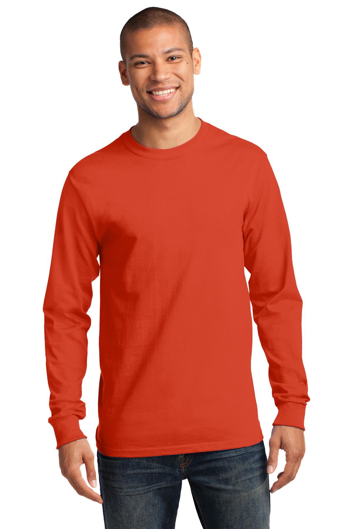 Port & Co™ Tall Long Sleeve Essential Tee. PC61LST