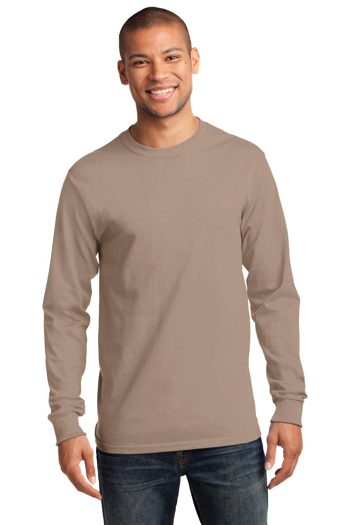 Port & Co™ Tall Long Sleeve Essential Tee. PC61LST