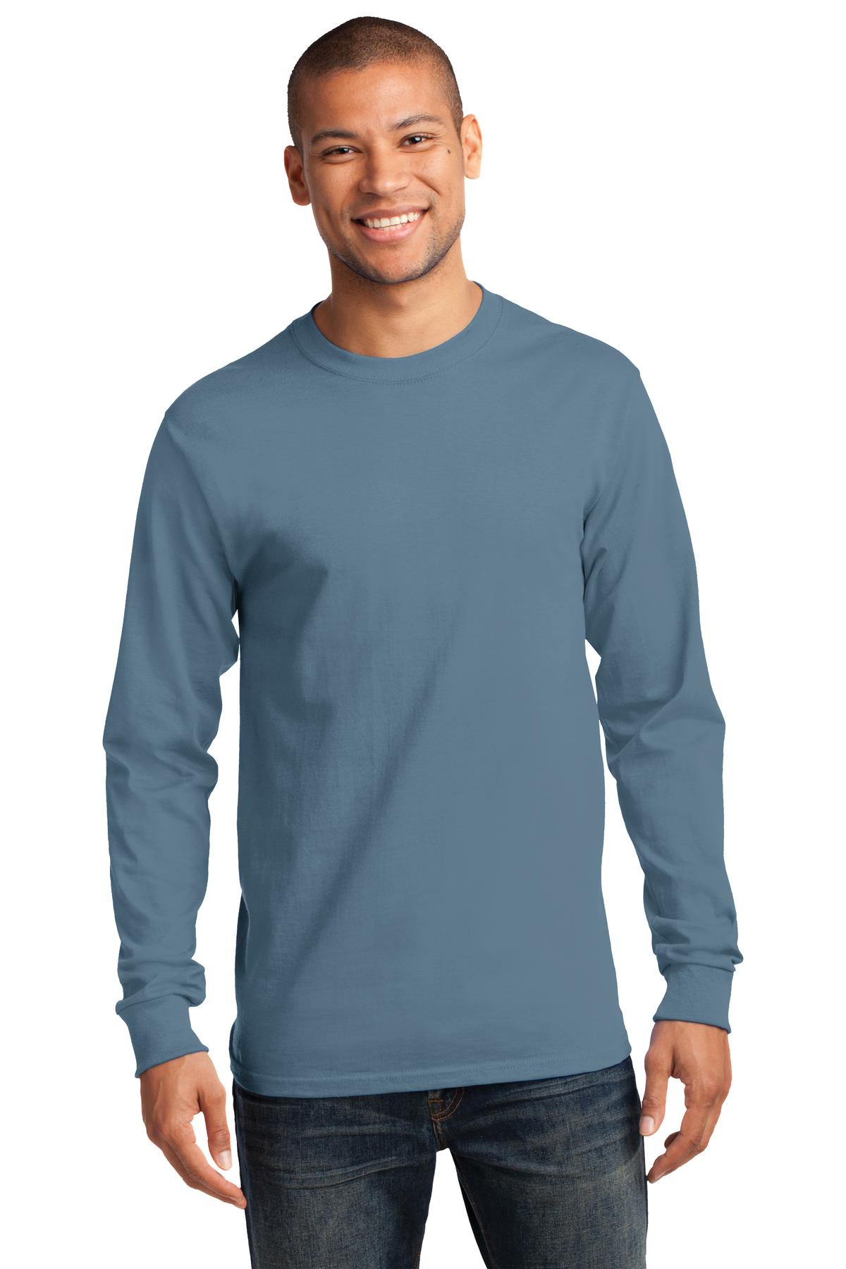 Port & Co™ Tall Long Sleeve Essential Tee. PC61LST