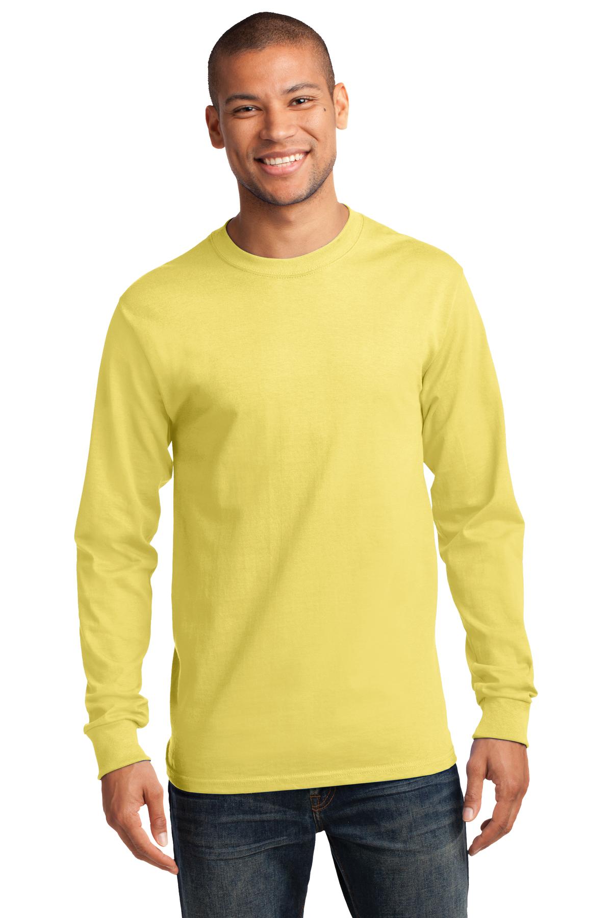 Port & Co™ Long Sleeve Essential Tee. PC61LS