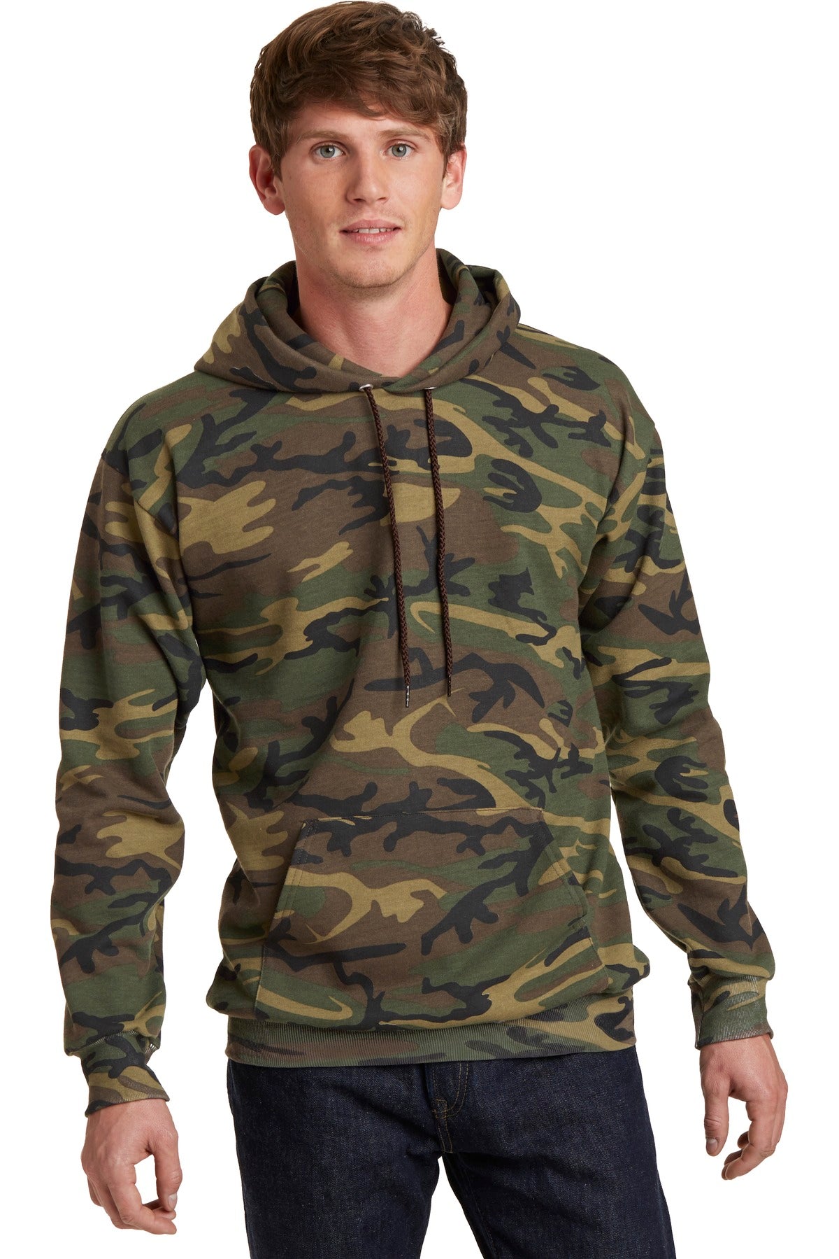Port & Co™ Core Fleece Camo Pullover Hooded Sweatshirt. PC78HC