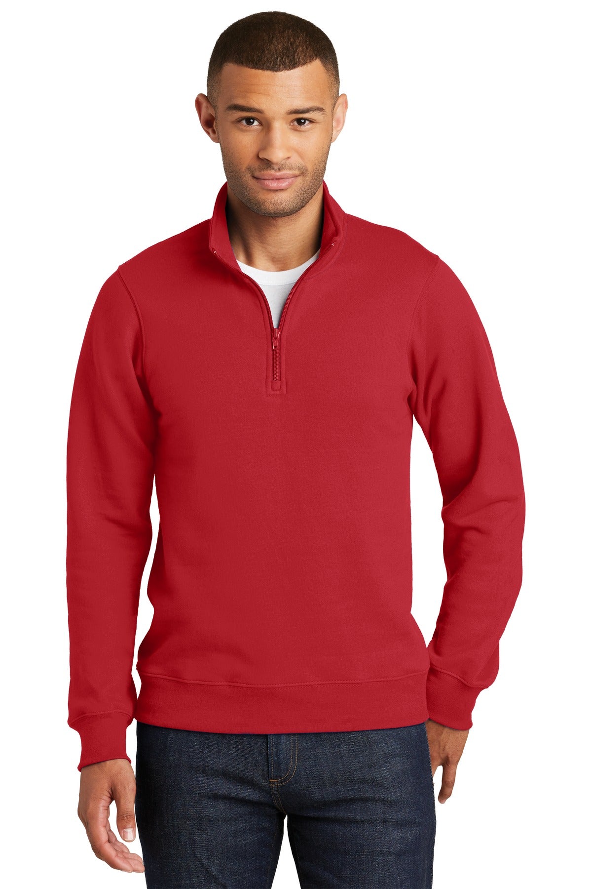 Port & Co™ Fan Favorite Fleece 1/4-Zip Pullover Sweatshirt. PC850Q