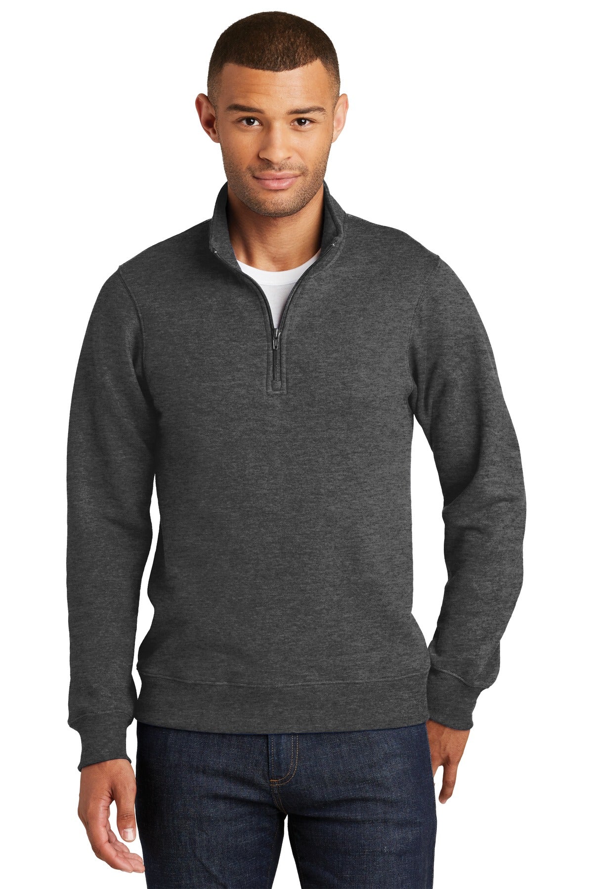 Port & Co™ Fan Favorite Fleece 1/4-Zip Pullover Sweatshirt. PC850Q